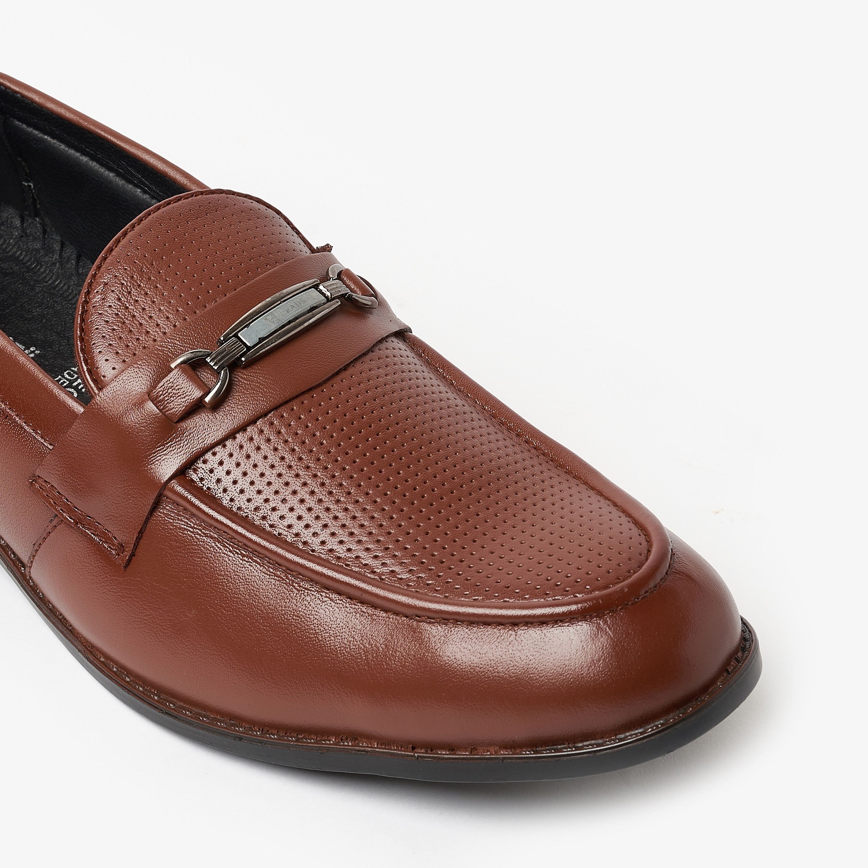 Geoomnii Men's Slip-On Loafers | GEO-29-TAN-men-shoes-formalshoes-image-2