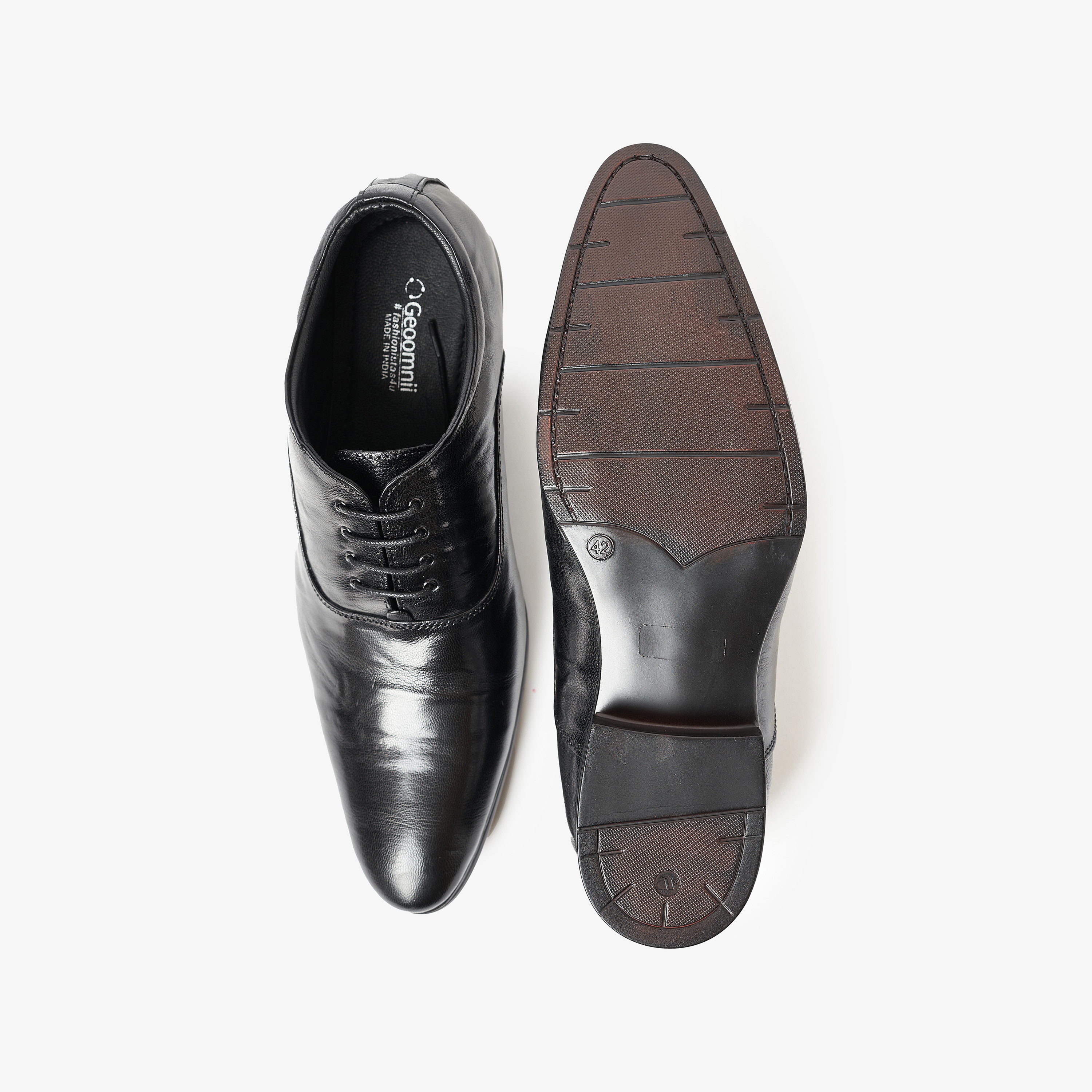 Geoomnii Men's Lace Up Formal Shoes | GEO-71-men-shoes-formalshoes-image-4