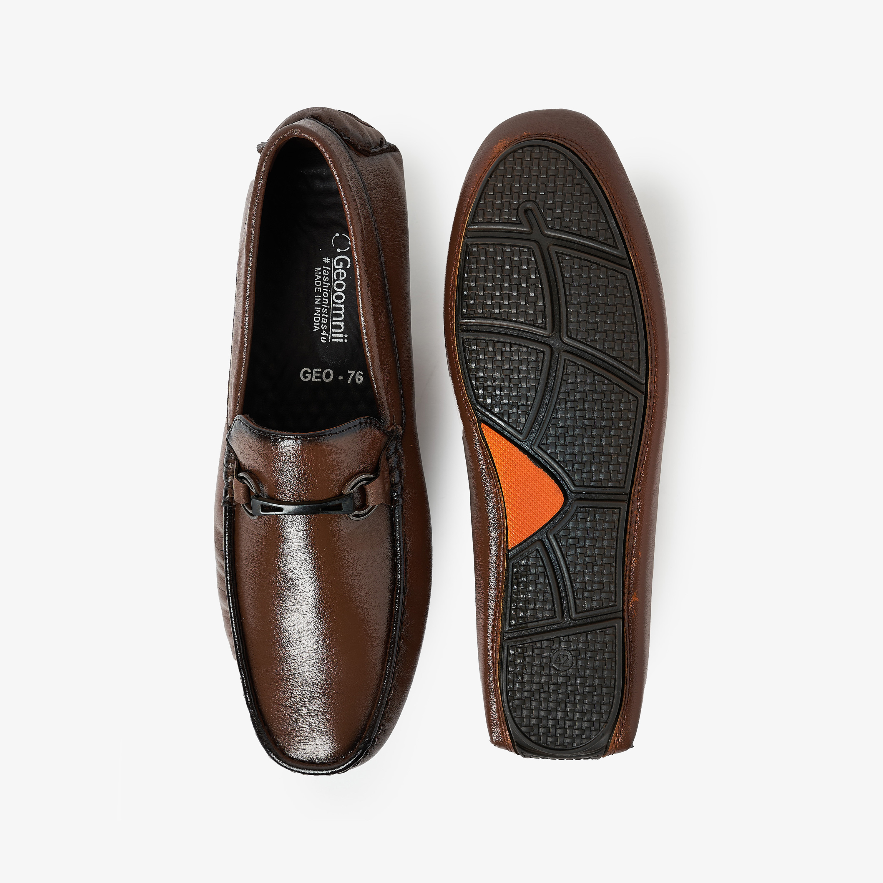 حذاء لوفرز ذو هورسبيت مع سليب آن رجالي من جيومني | GEO-76-men-shoes-loafersandmoccasins-image-9