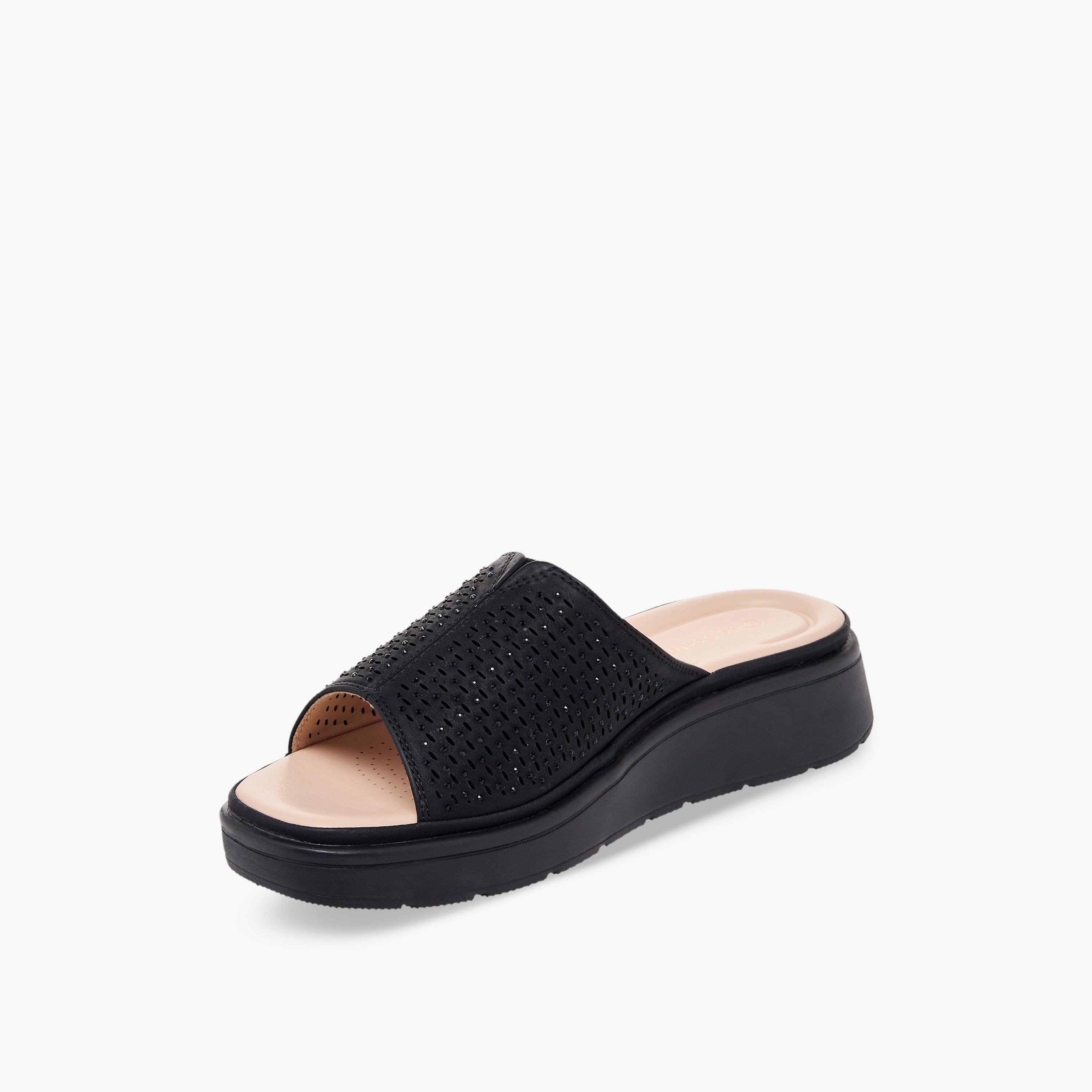 Le Confort Women Embellished Slide Sandals-women-shoes-sandals-heeled-image-4
