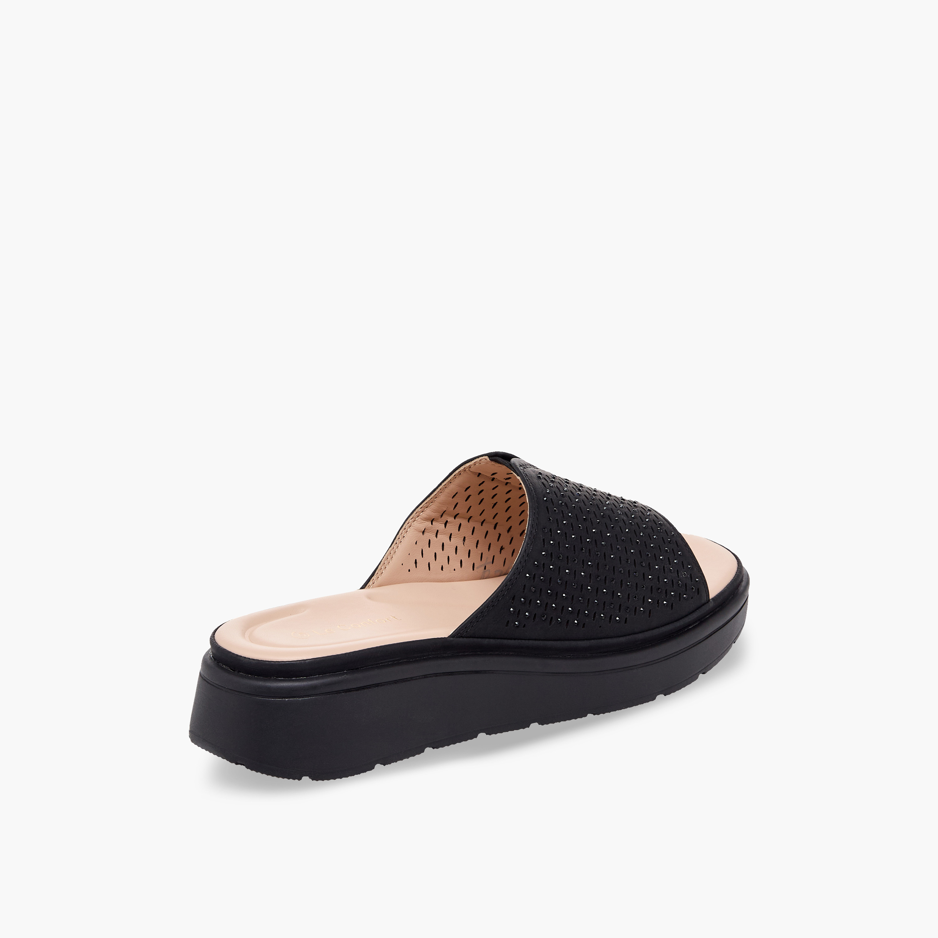 Le Confort Women Embellished Slide Sandals-women-shoes-sandals-heeled-image-6