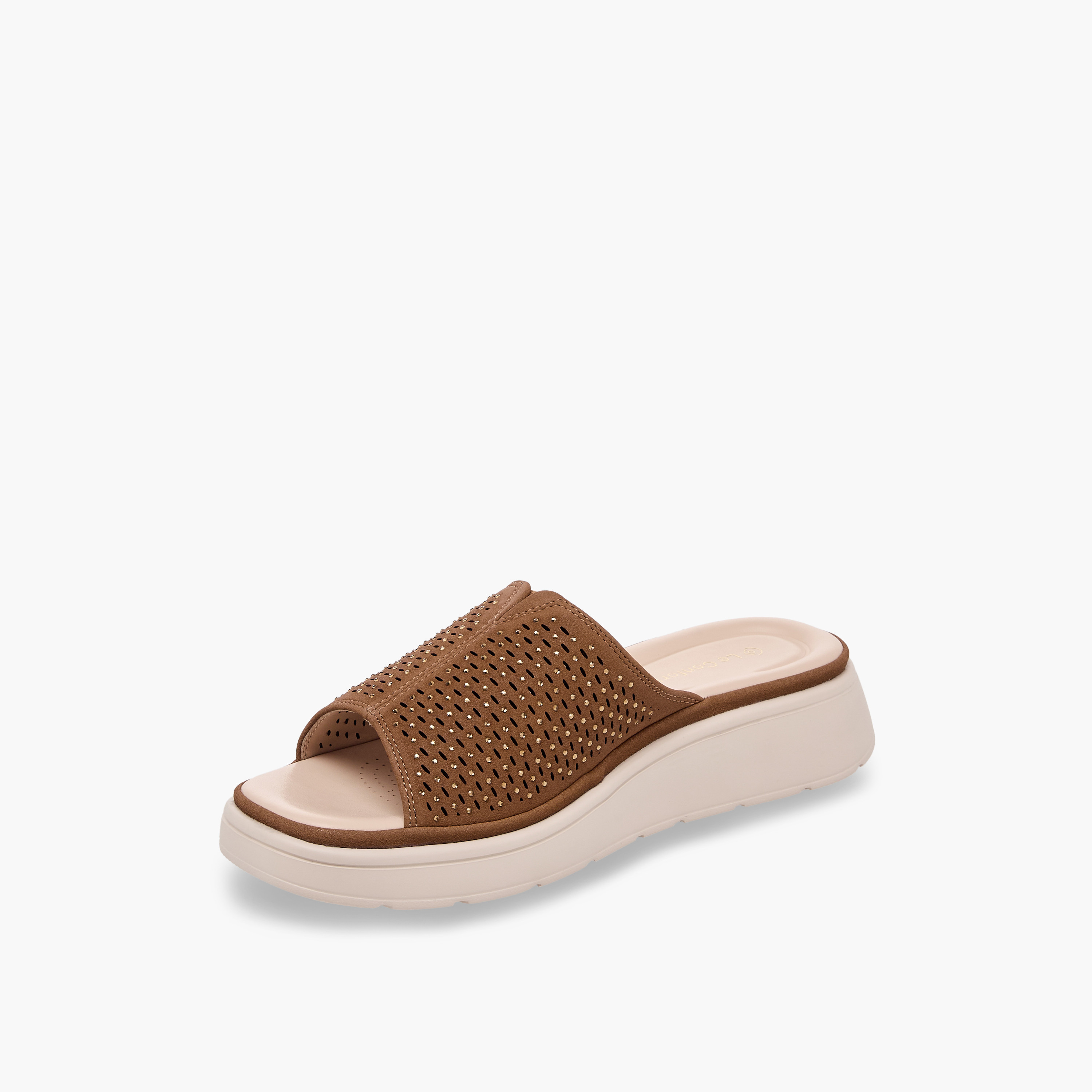 Le Confort Women Embellished Slide Sandals-women-shoes-sandals-heeled-image-4