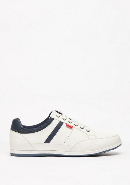 Lee Cooper Men's Striped Lace-Up Sneakers-Men%27s Sneakers-image-0