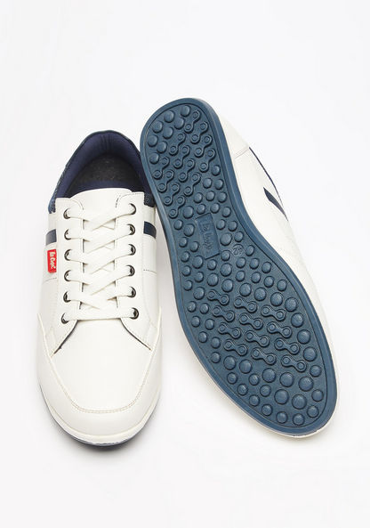 Lee Cooper Men's Striped Lace-Up Sneakers-Men%27s Sneakers-image-1