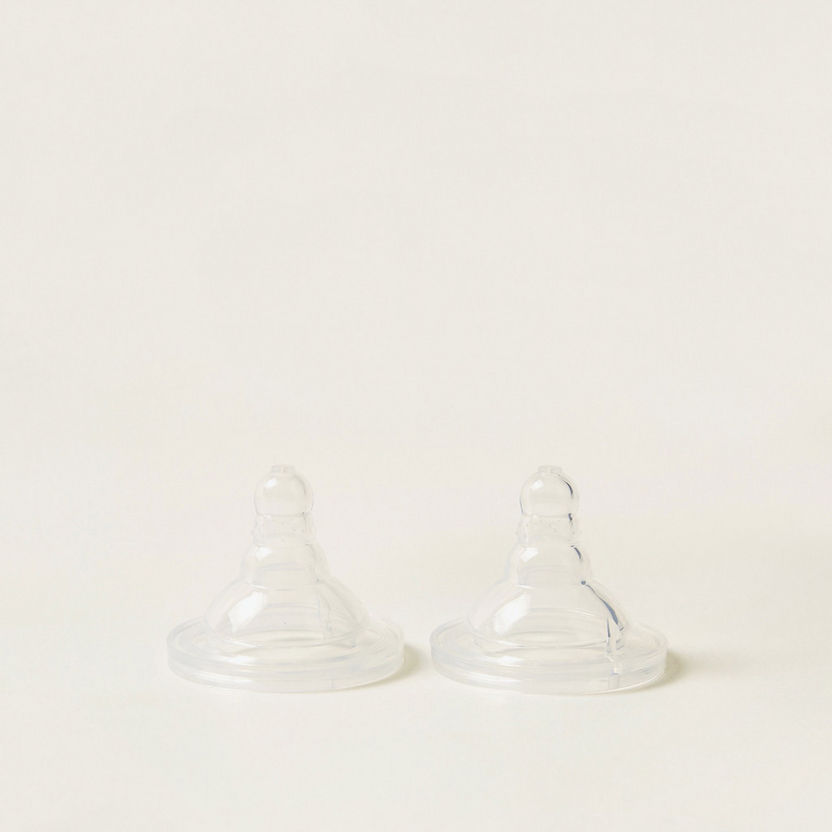 Giggles Silicone Nipples - Set of 2-Bottles and Teats-image-0
