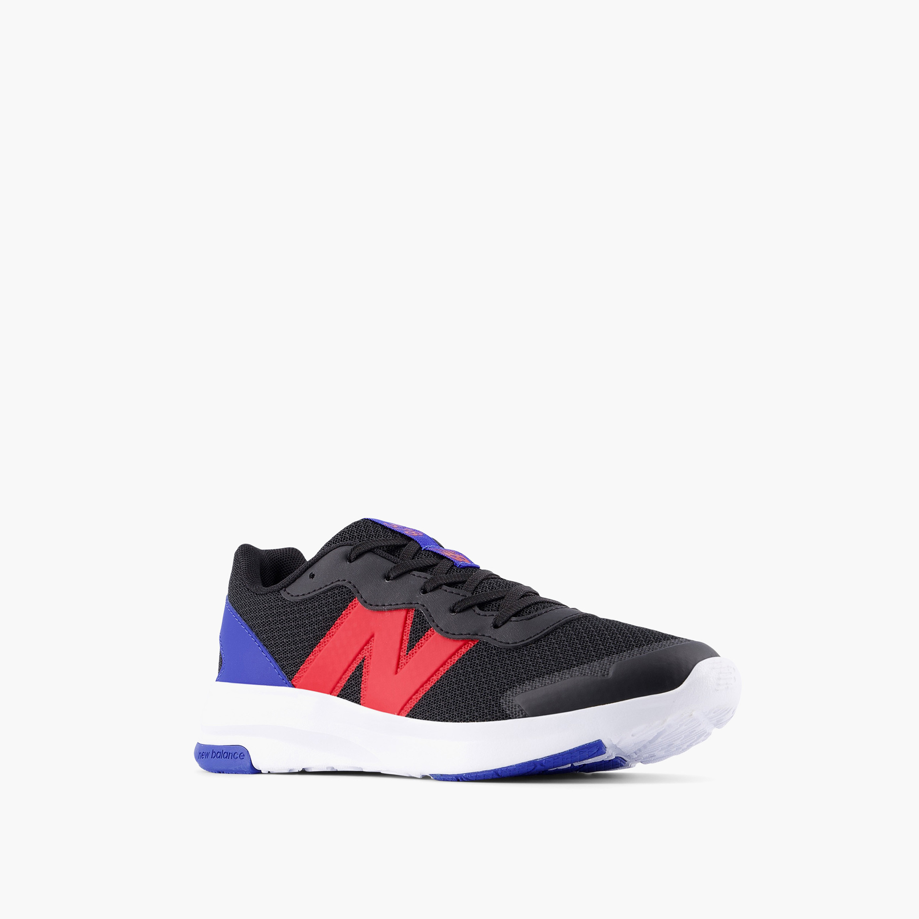 حذاء رياضي برباط إغلاق وتفاصيل شعار للأولاد من نيو بالانس-boys-shoes-sports-image-1