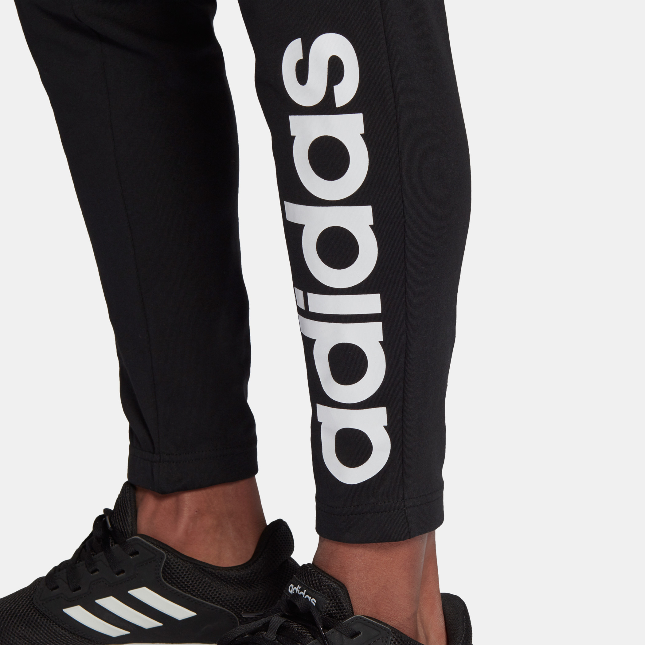 Adidas linear logo pants on sale