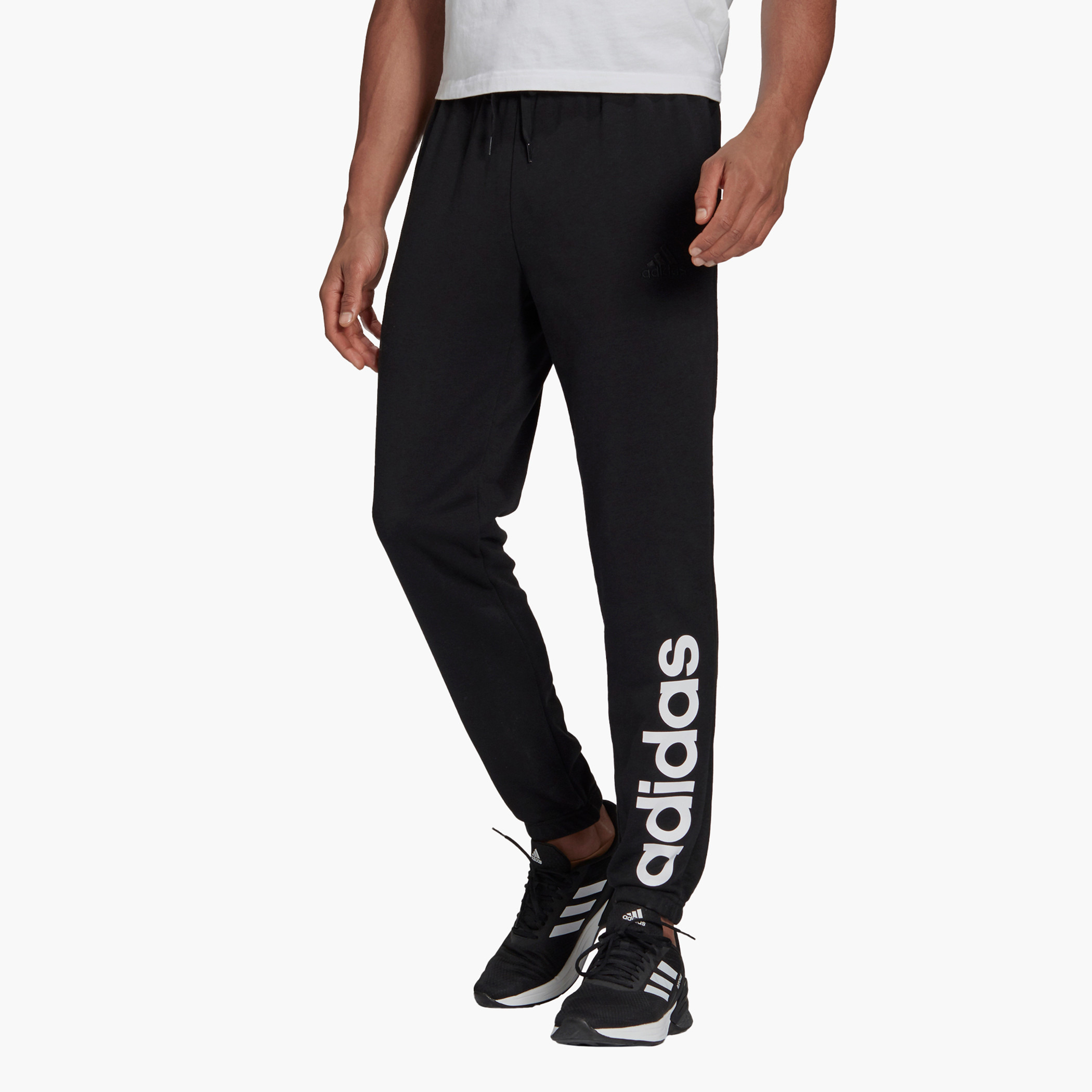 Adidas best sale drawstring joggers