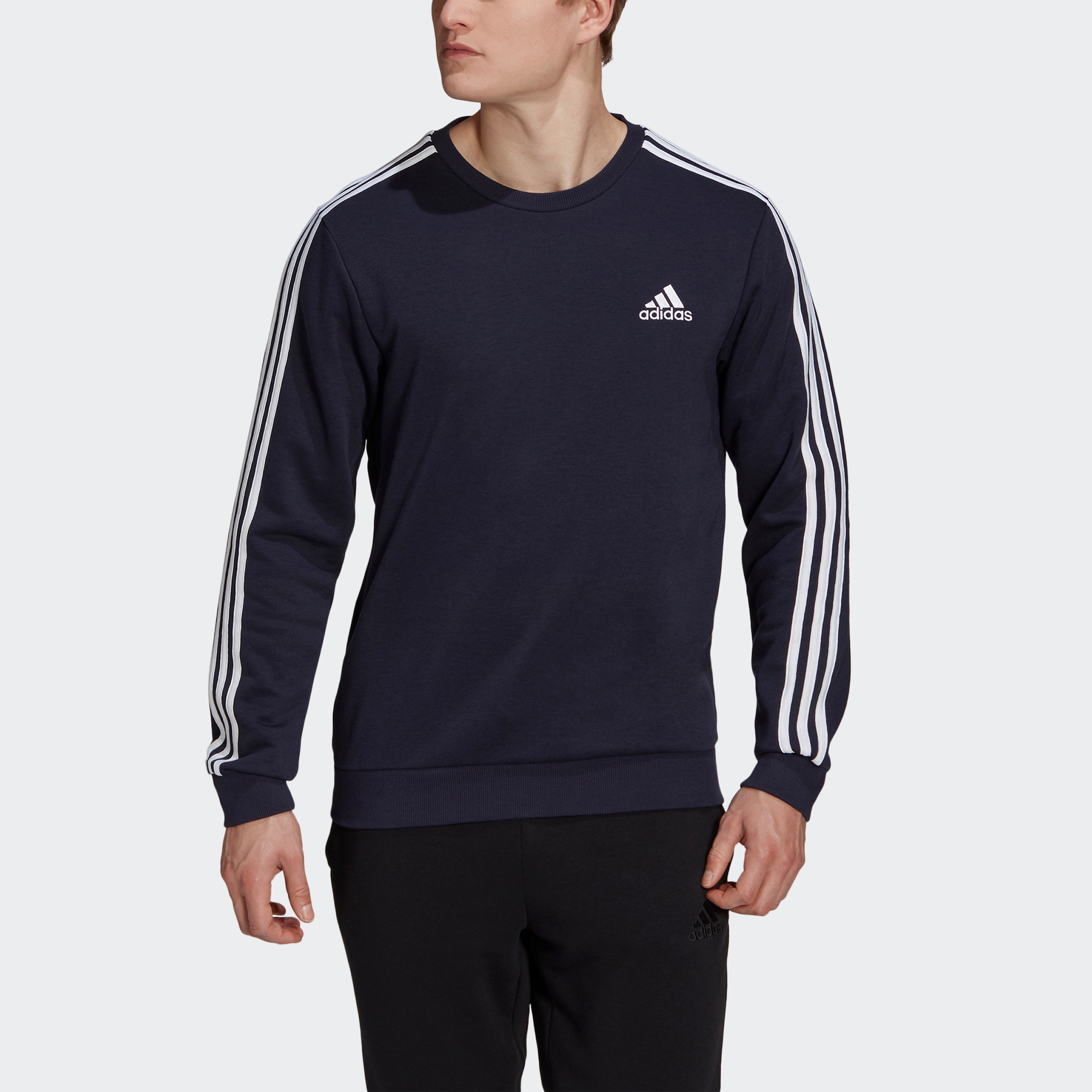 Adidas Mft Swt Men 3 Stripes Sweatshirt-men-winterwear-hoodiesandsweatshirts-image-6