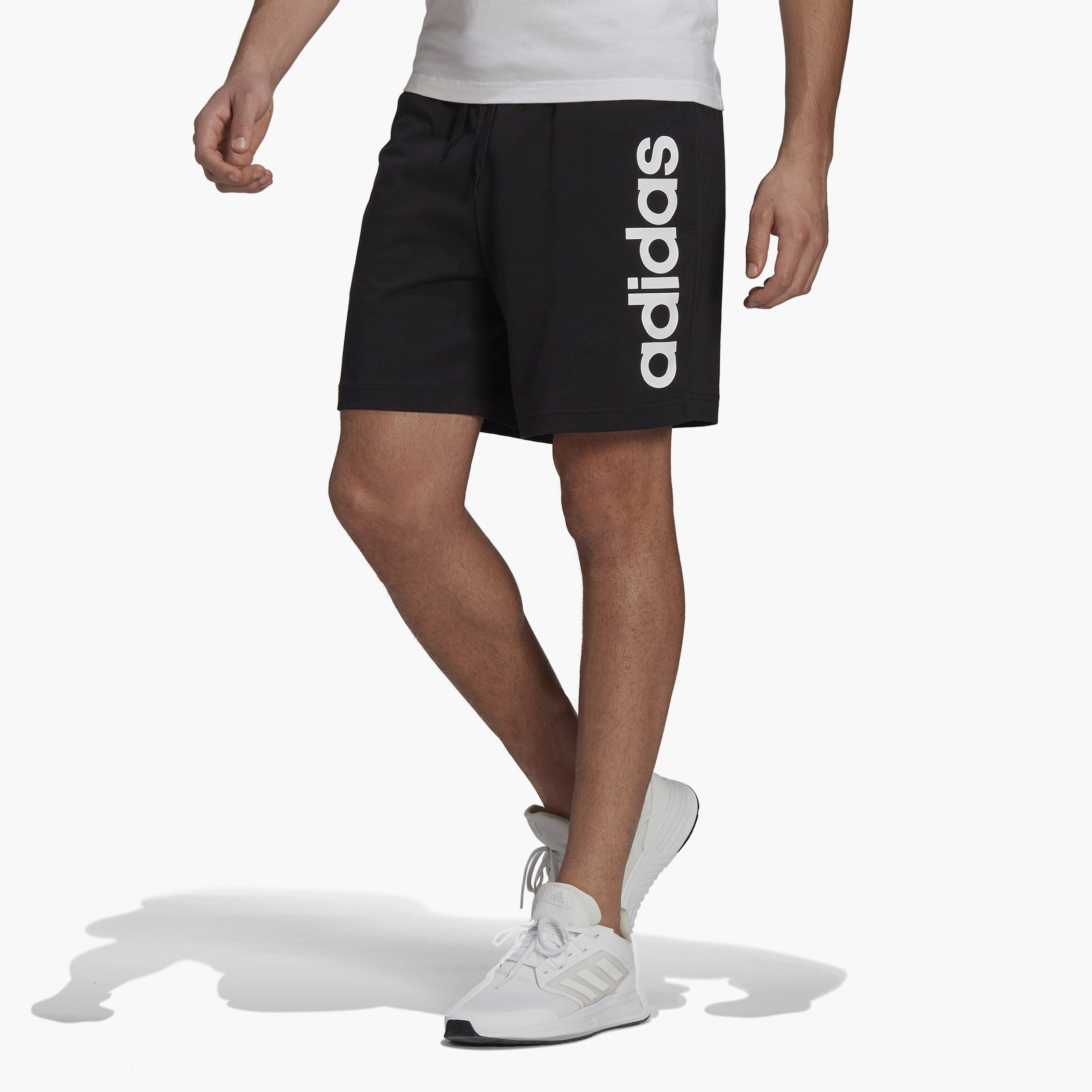 Adidas M Lin Sj Sho Men Logo Shorts-men-clothing-bottoms-shorts-image-1