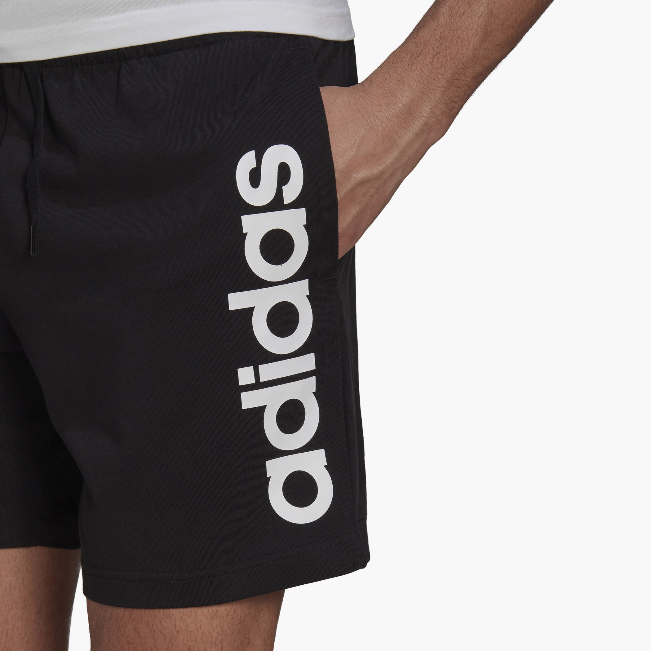 Adidas M Lin Sj Sho Men Logo Shorts-men-clothing-bottoms-shorts-image-4