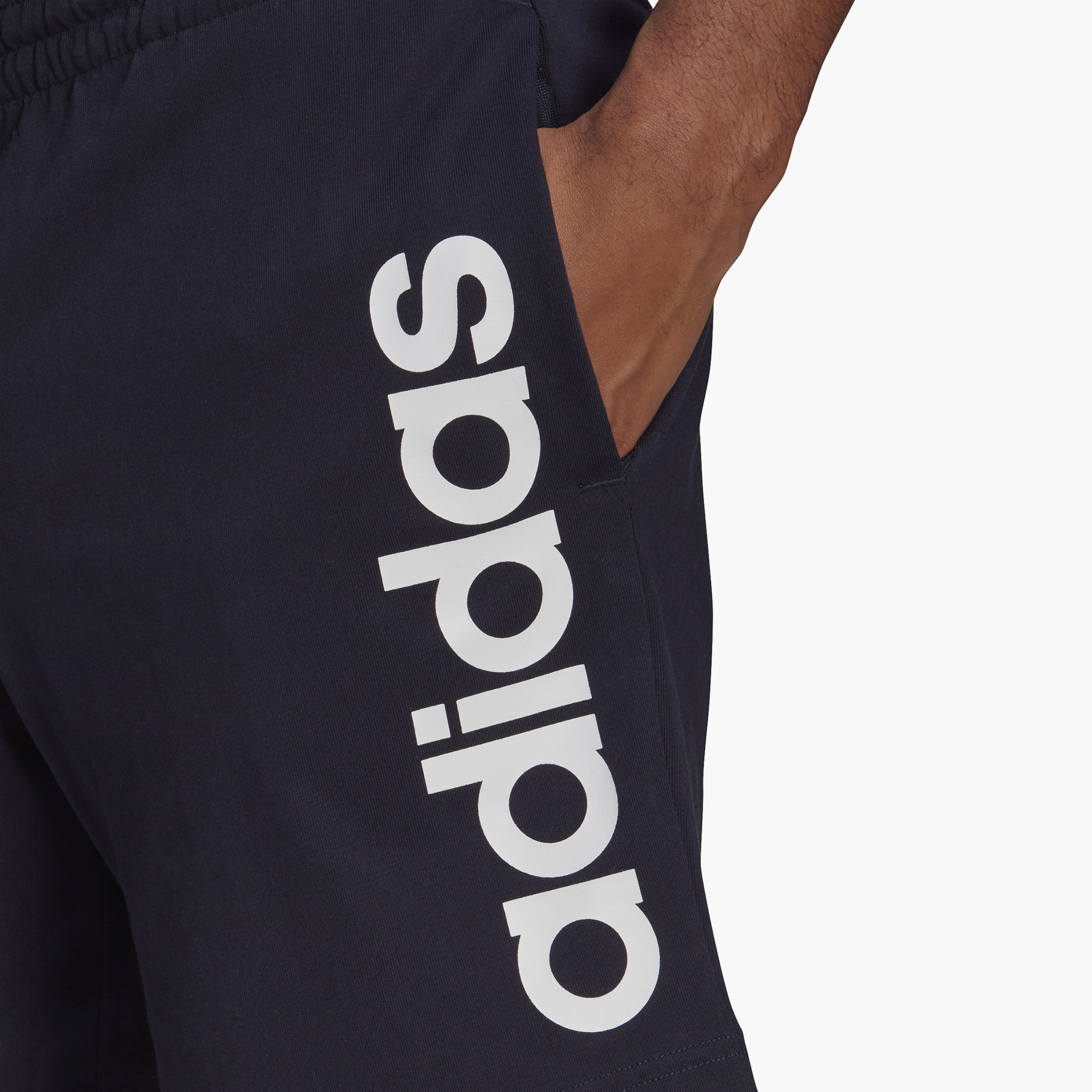Adidas M Lin Sj Sho Men Logo Shorts-men-clothing-bottoms-shorts-image-4