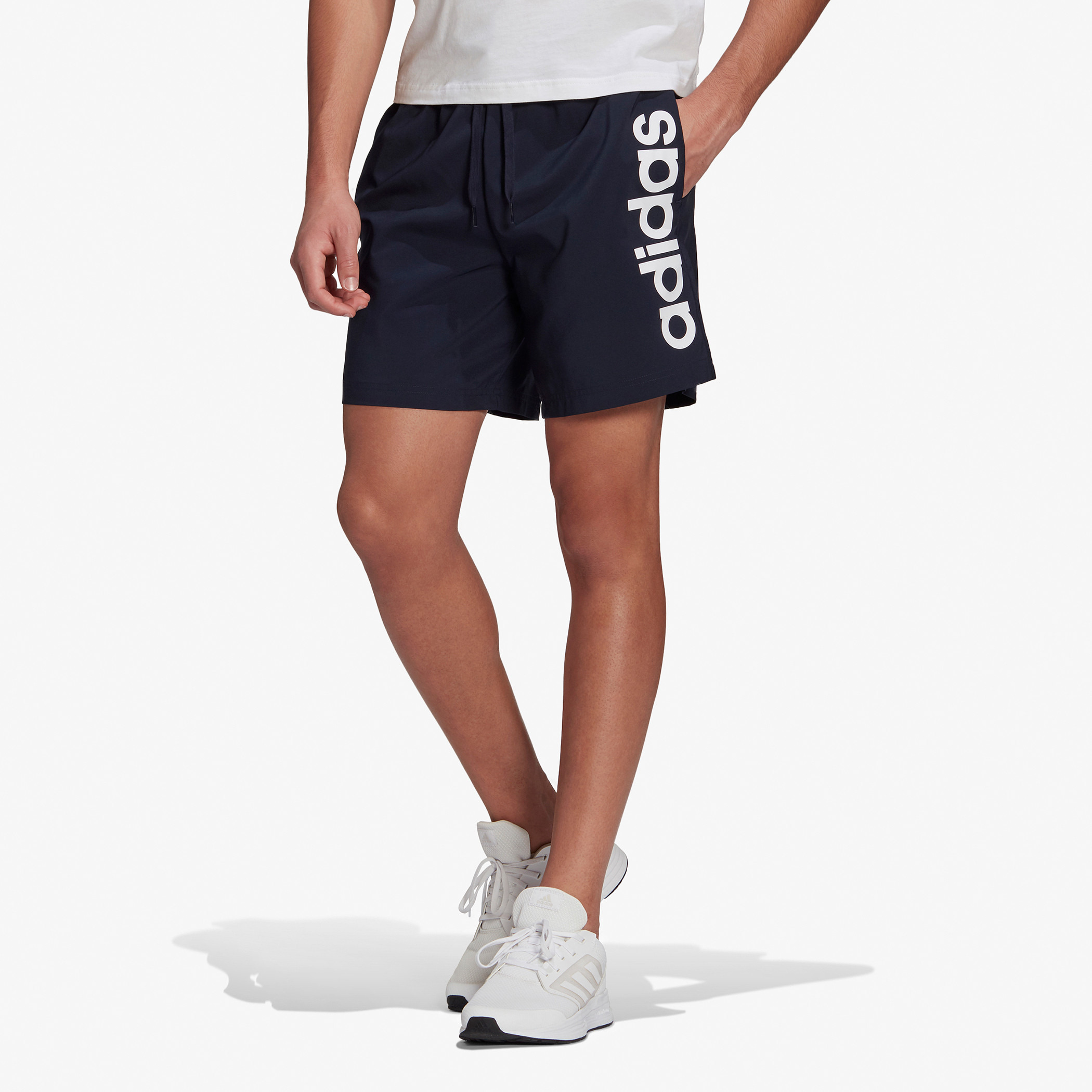 Adidas linear sale shorts mens