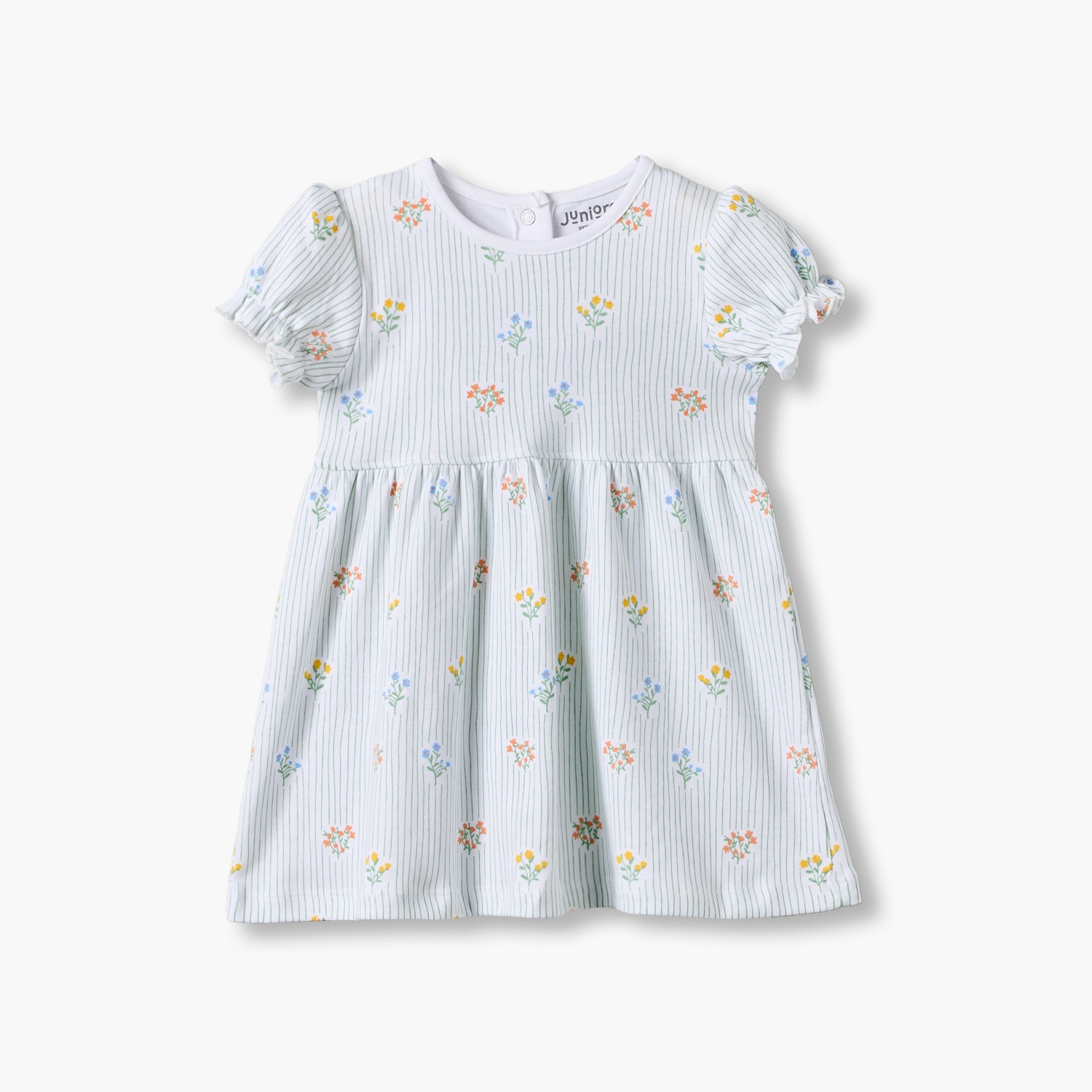 فساتين طول الركبة بطبعات أزهار وياقة مستديرة من جونيورز - عبوة 3 قطع-baby-girls-clothing-dressesandjumpsuits-image-2