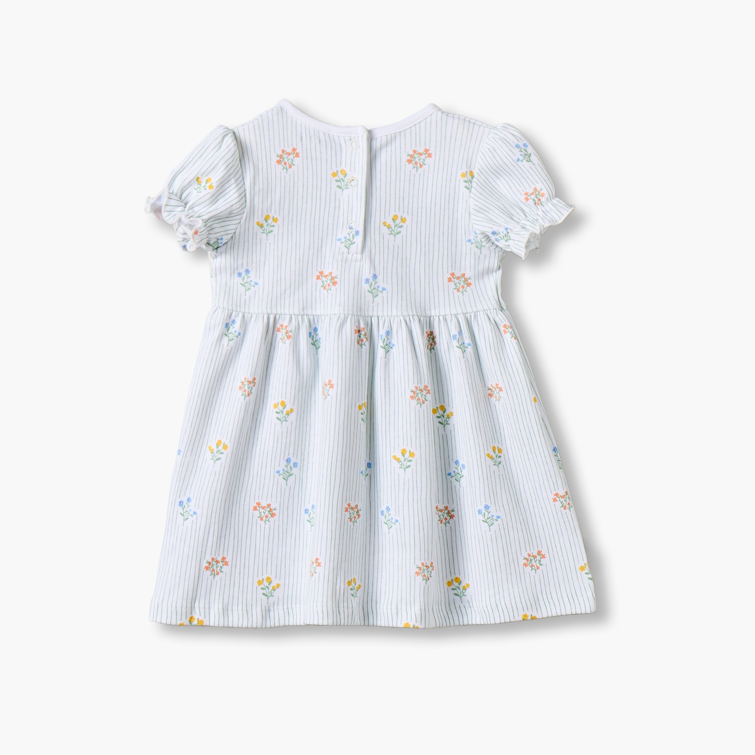 فساتين طول الركبة بطبعات أزهار وياقة مستديرة من جونيورز - عبوة 3 قطع-baby-girls-clothing-dressesandjumpsuits-image-3