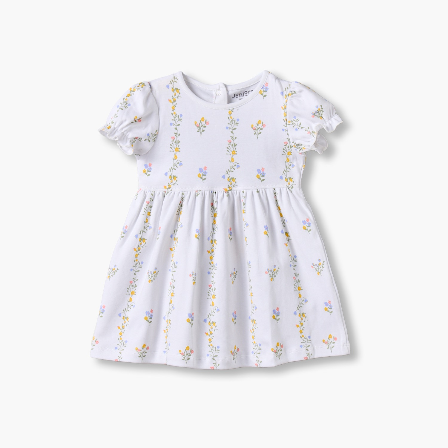 فساتين طول الركبة بطبعات أزهار وياقة مستديرة من جونيورز - عبوة 3 قطع-baby-girls-clothing-dressesandjumpsuits-image-3