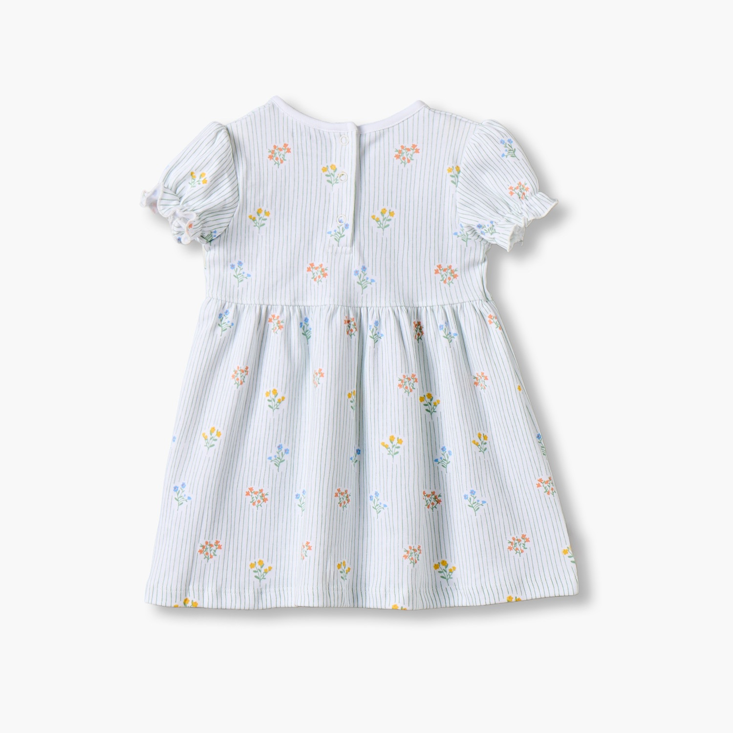 فساتين طول الركبة بطبعات أزهار وياقة مستديرة من جونيورز - عبوة 3 قطع-baby-girls-clothing-dressesandjumpsuits-image-5