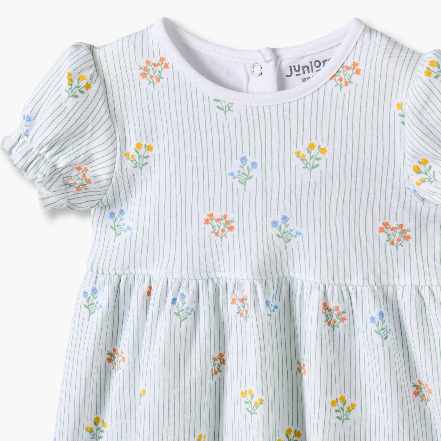 فساتين طول الركبة بطبعات أزهار وياقة مستديرة من جونيورز - عبوة 3 قطع-baby-girls-clothing-dressesandjumpsuits-image-6