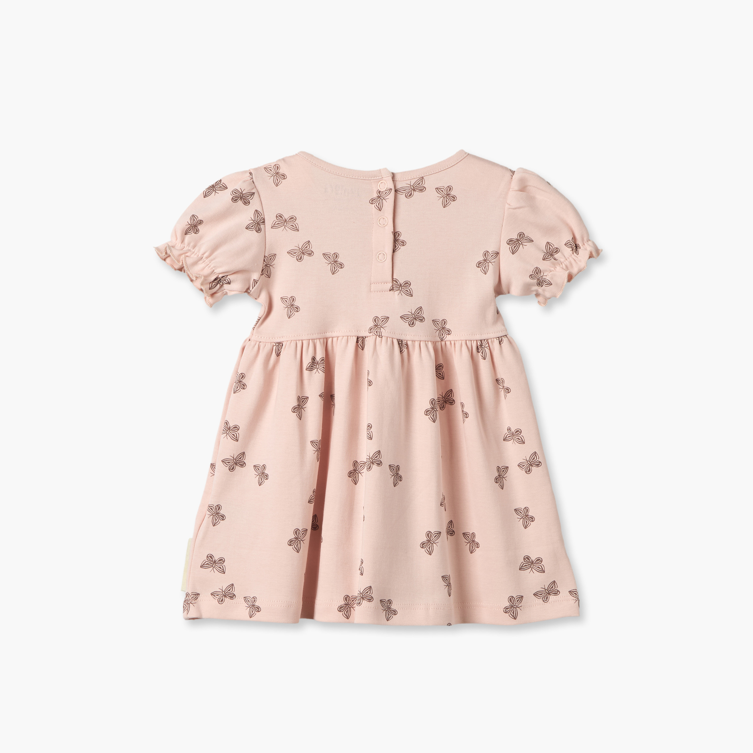 Pack of 2 Juniors Round Neck Knee Length Dress with Snap Button Closure-baby-girls-clothing-dressesandjumpsuits-image-6