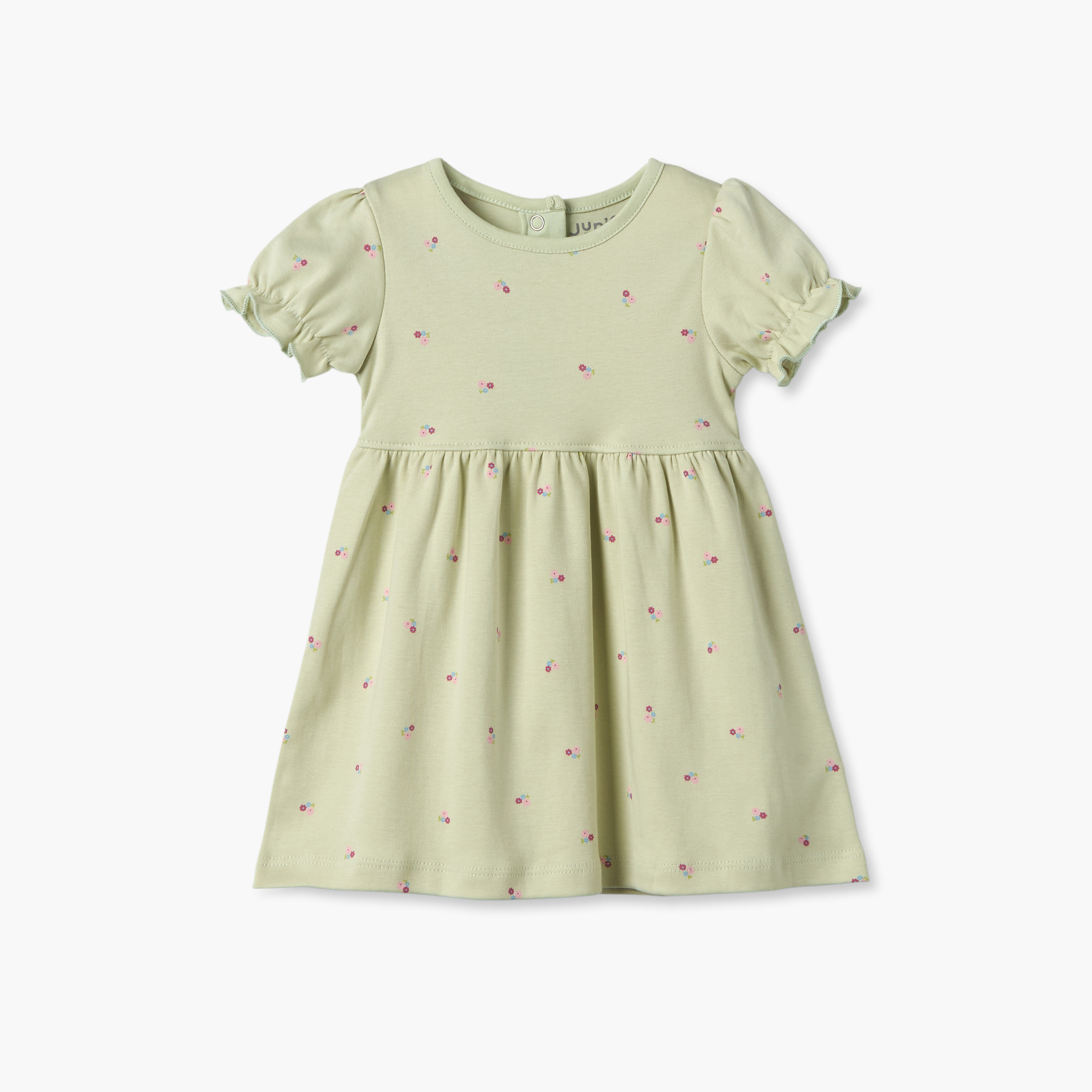 Pack of 2 Juniors Round Neck Knee Length Dress with Snap Button Closure-baby-girls-clothing-dressesandjumpsuits-image-5