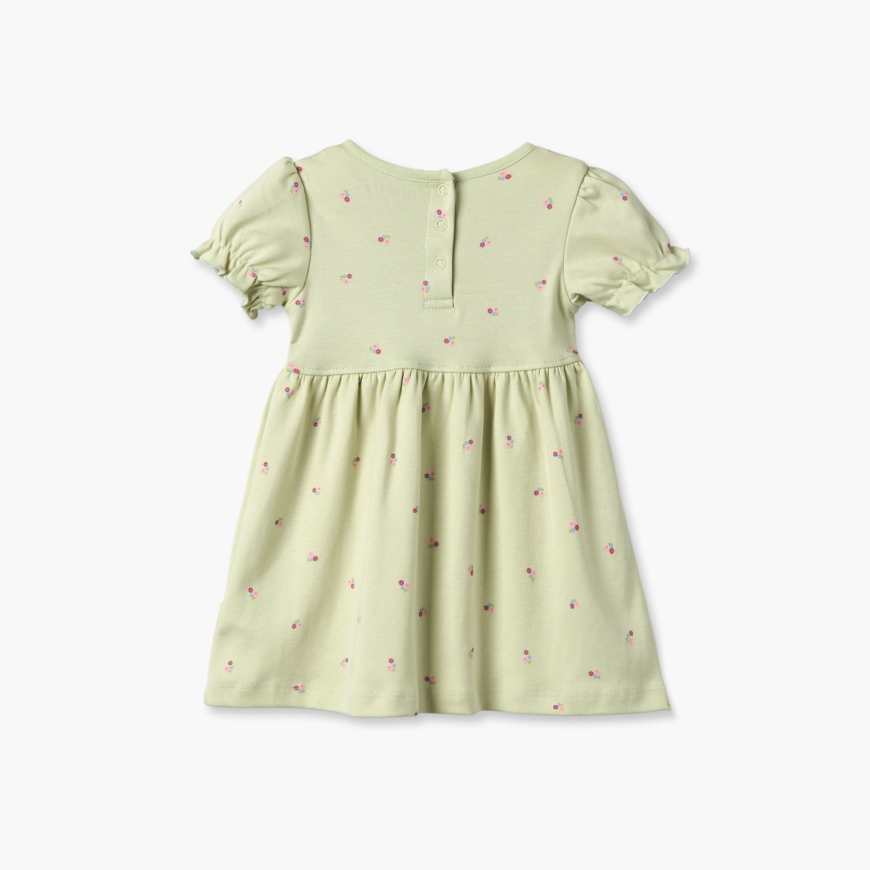 Pack of 2 Juniors Round Neck Knee Length Dress with Snap Button Closure-baby-girls-clothing-dressesandjumpsuits-image-6