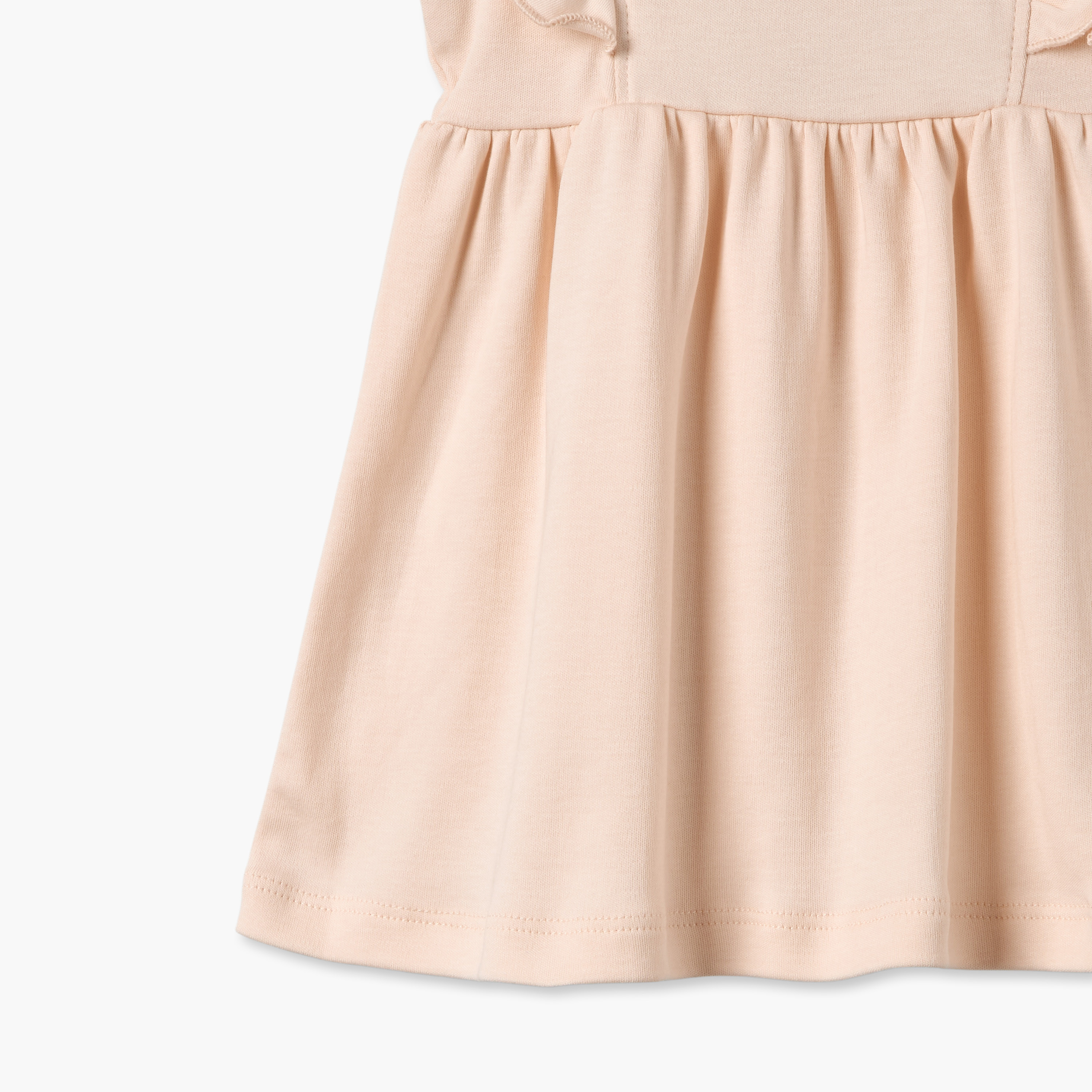 Pack of 2 Juniors Round Neck Knee Length Dress with Snap Button Closure-baby-girls-clothing-dressesandjumpsuits-image-8