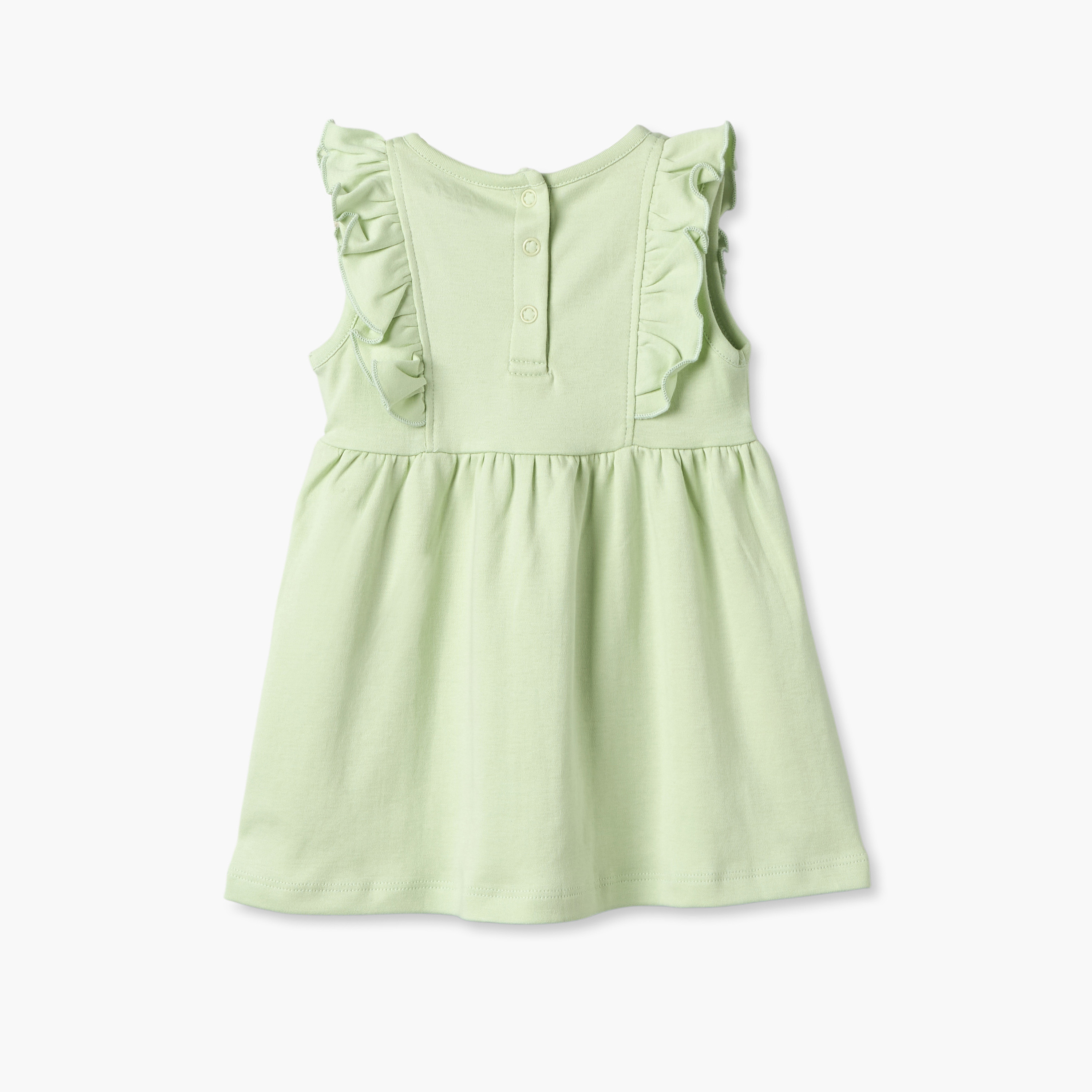 طقم فساتين بطول الركبة وياقة مستديرة وأزرار إغلاق كباسة قطعتين من جونيورز-baby-girls-clothing-dressesandjumpsuits-image-4