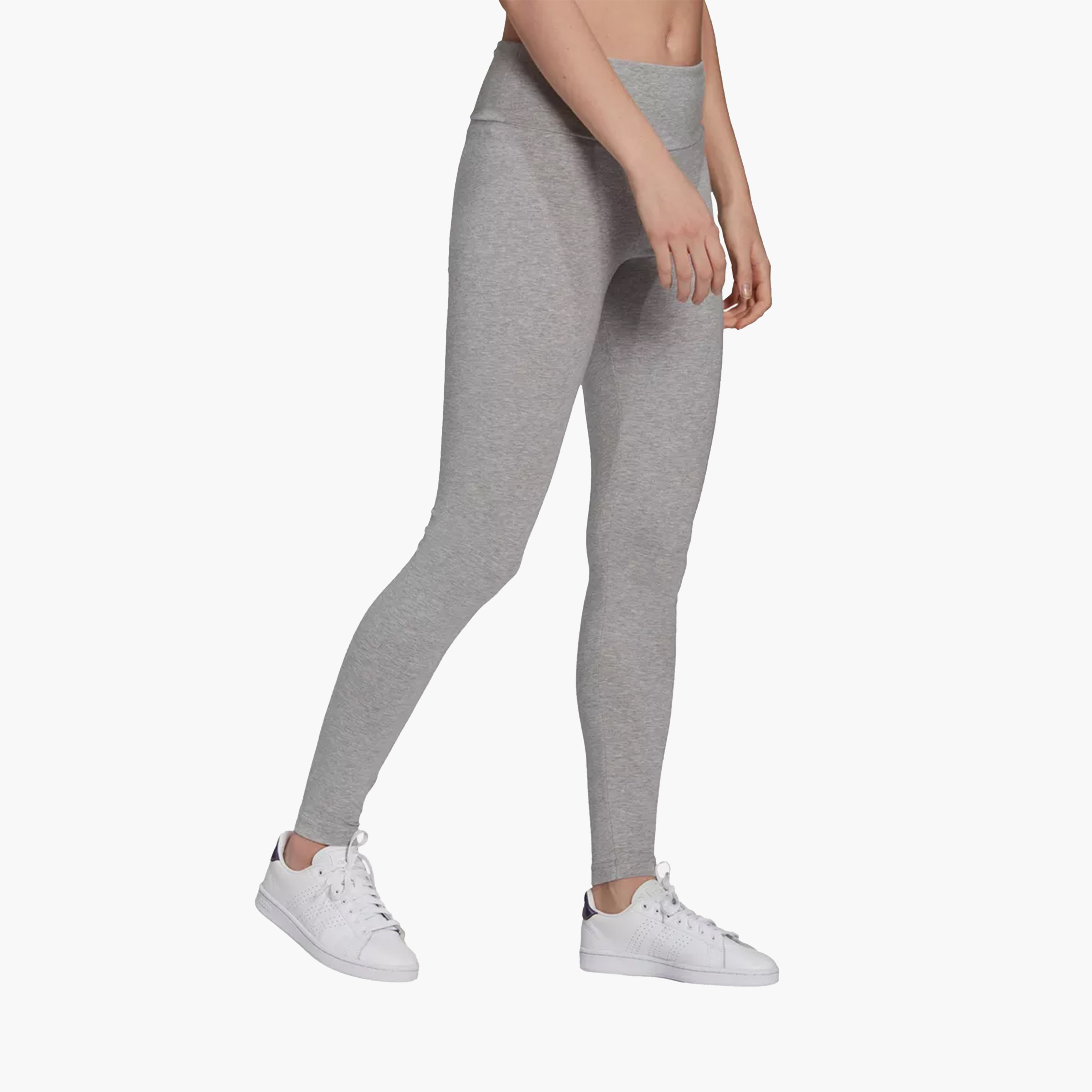 Adidas Women Essentials High-Waisted Logo Tights | OE-women-clothing-leggings-image-3