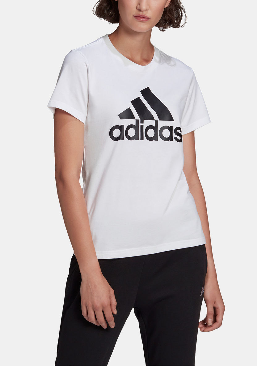 Adidas Women's Brand Love T-shirt - GL0649-T Shirts & Vests-image-0