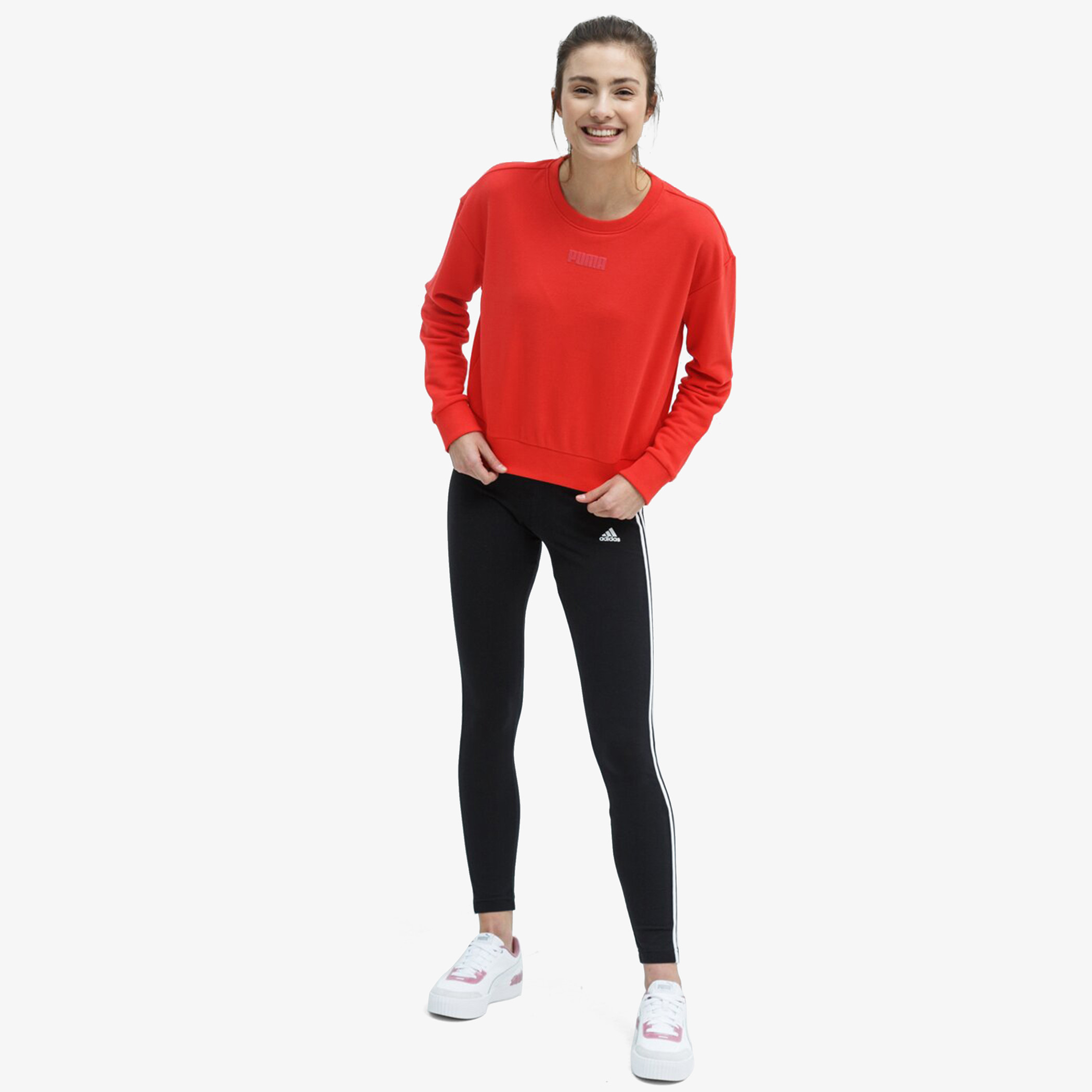 Adidas Leg Women 3 Stripe Tights-women-clothing-leggings-image-2