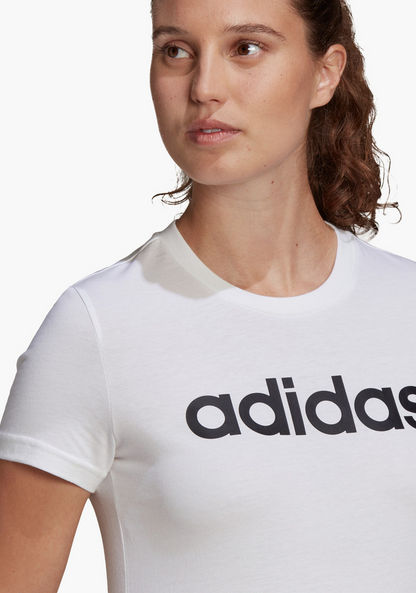 Adidas Women's Slim Fit T-shirt - GL0768-T Shirts and Vests-image-3