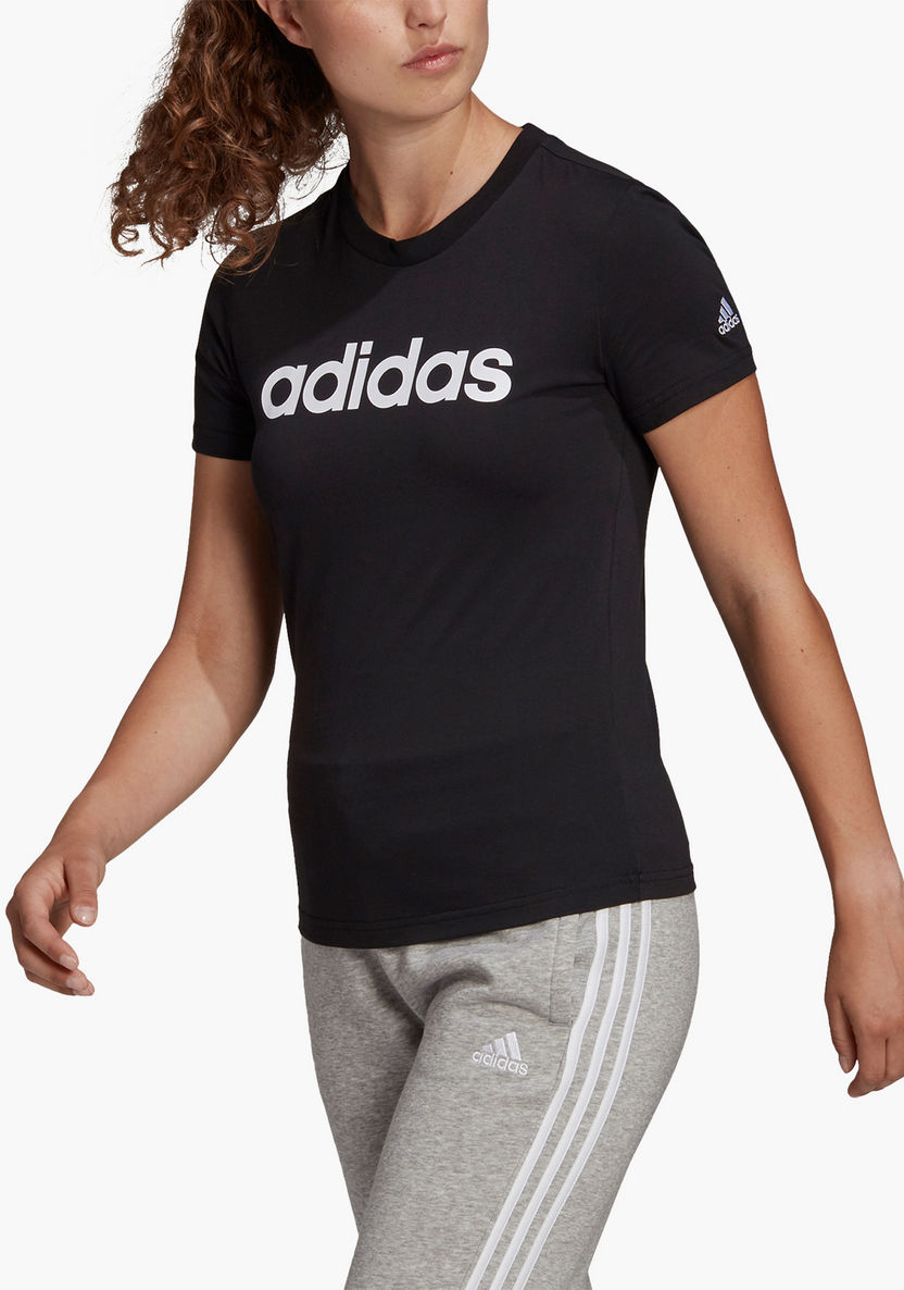Adidas Women's Slim Fit T-shirt - GL0769-T Shirts & Vests-image-2