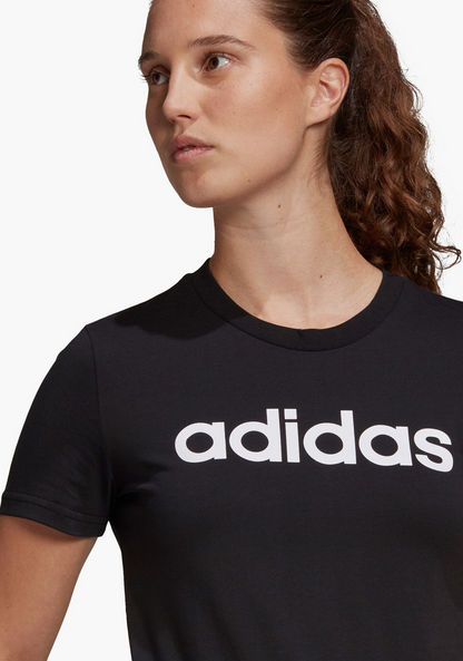 Adidas Women's Slim Fit T-shirt - GL0769-T Shirts and Vests-image-3