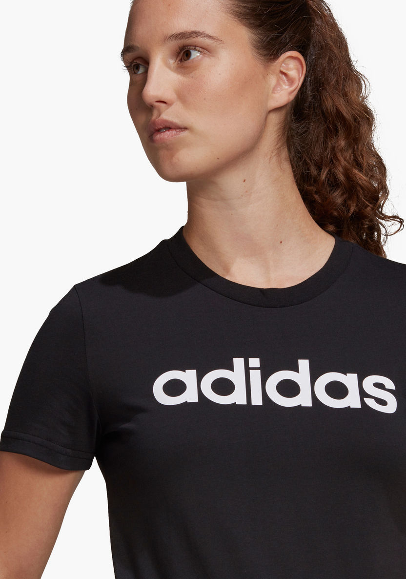 Adidas Women's Slim Fit T-shirt - GL0769-T Shirts & Vests-image-3