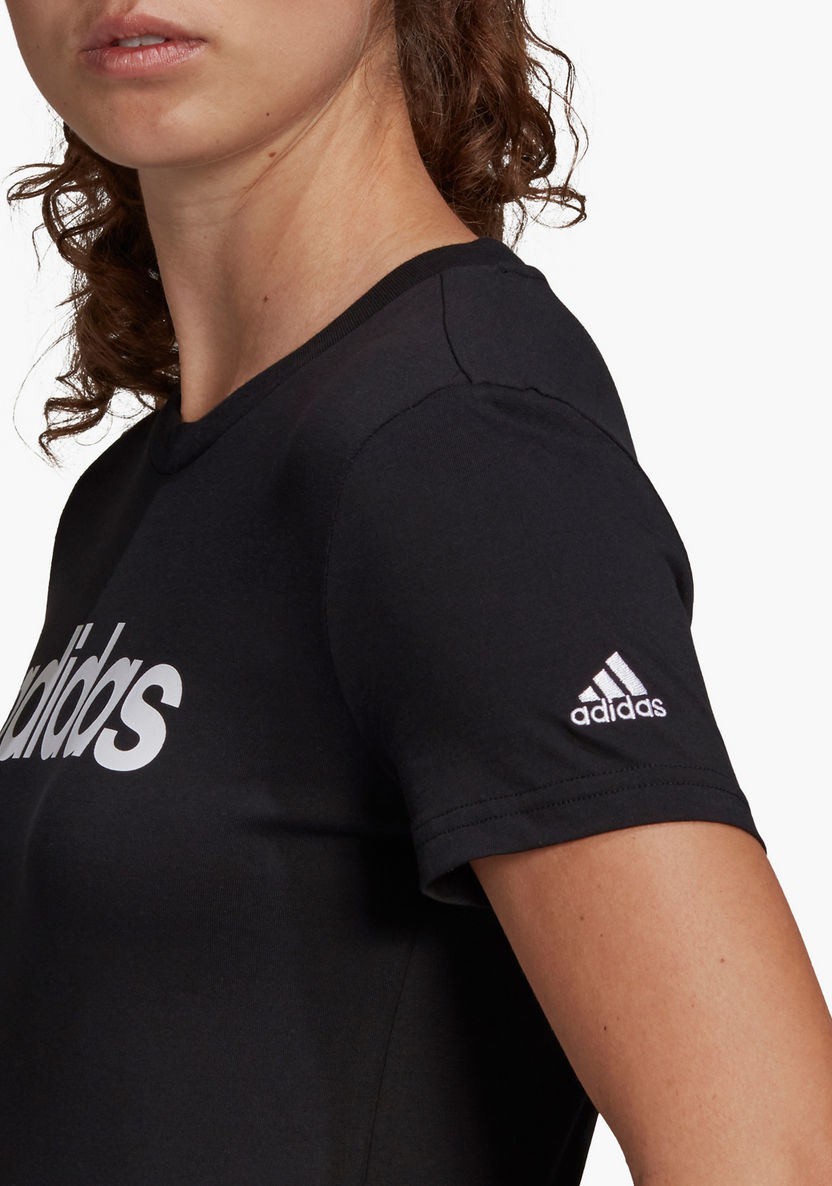 Adidas Women's Slim Fit T-shirt - GL0769-T Shirts & Vests-image-4