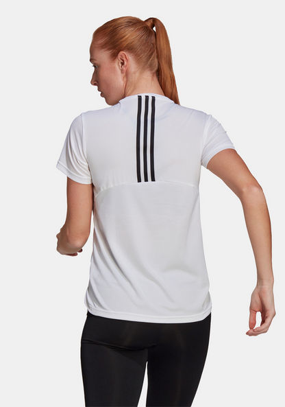 Adidas Logo Detailed Crew Neck Training T-shirt