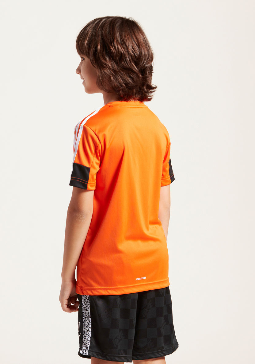 adidas Round Neck T-shirt with Short Sleeves-T Shirts-image-3