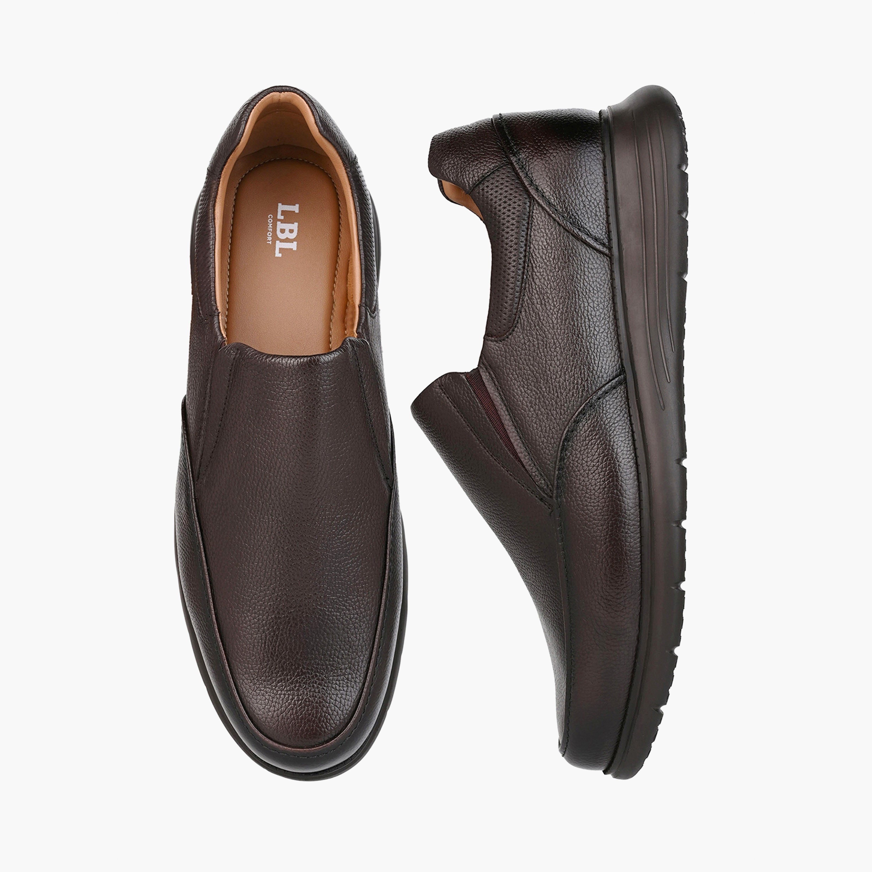 LBL by Shoexpress Men Leather Slip-On Loafers-men-shoes-loafersandmoccasins-image-1