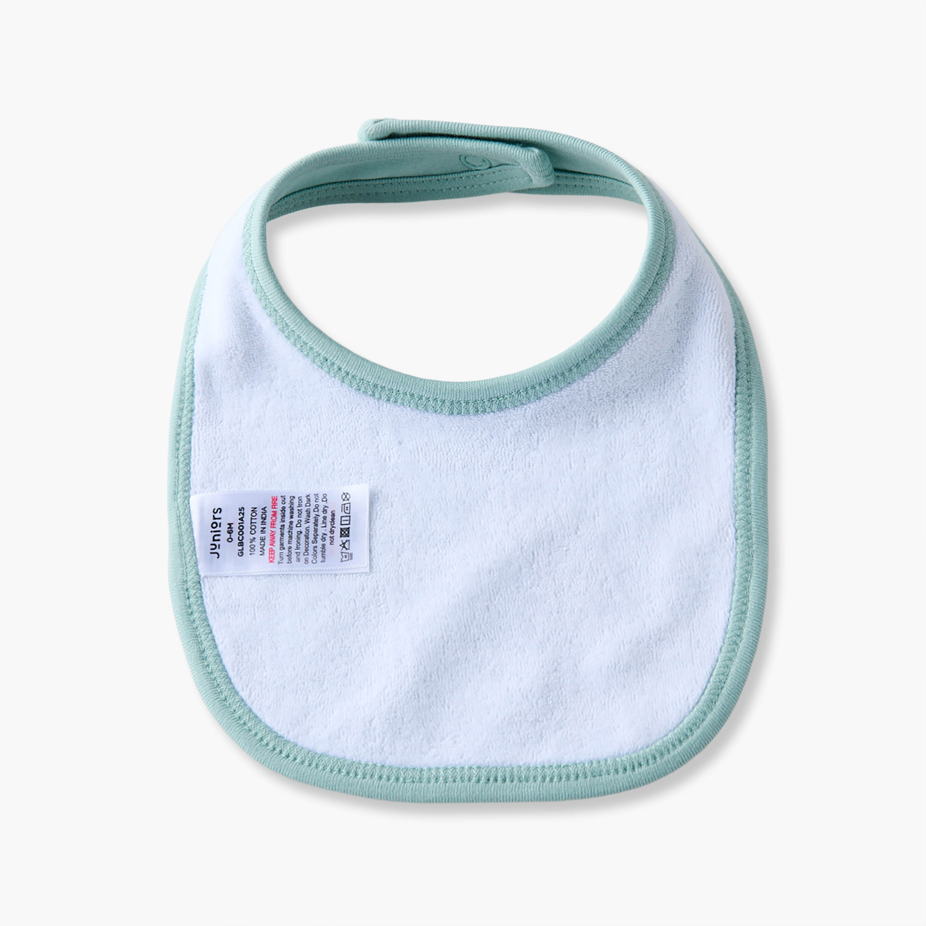 Pack of 5 Gloo Baby Bib with Snap Button Closure-baby-feeding-bibs-image-7