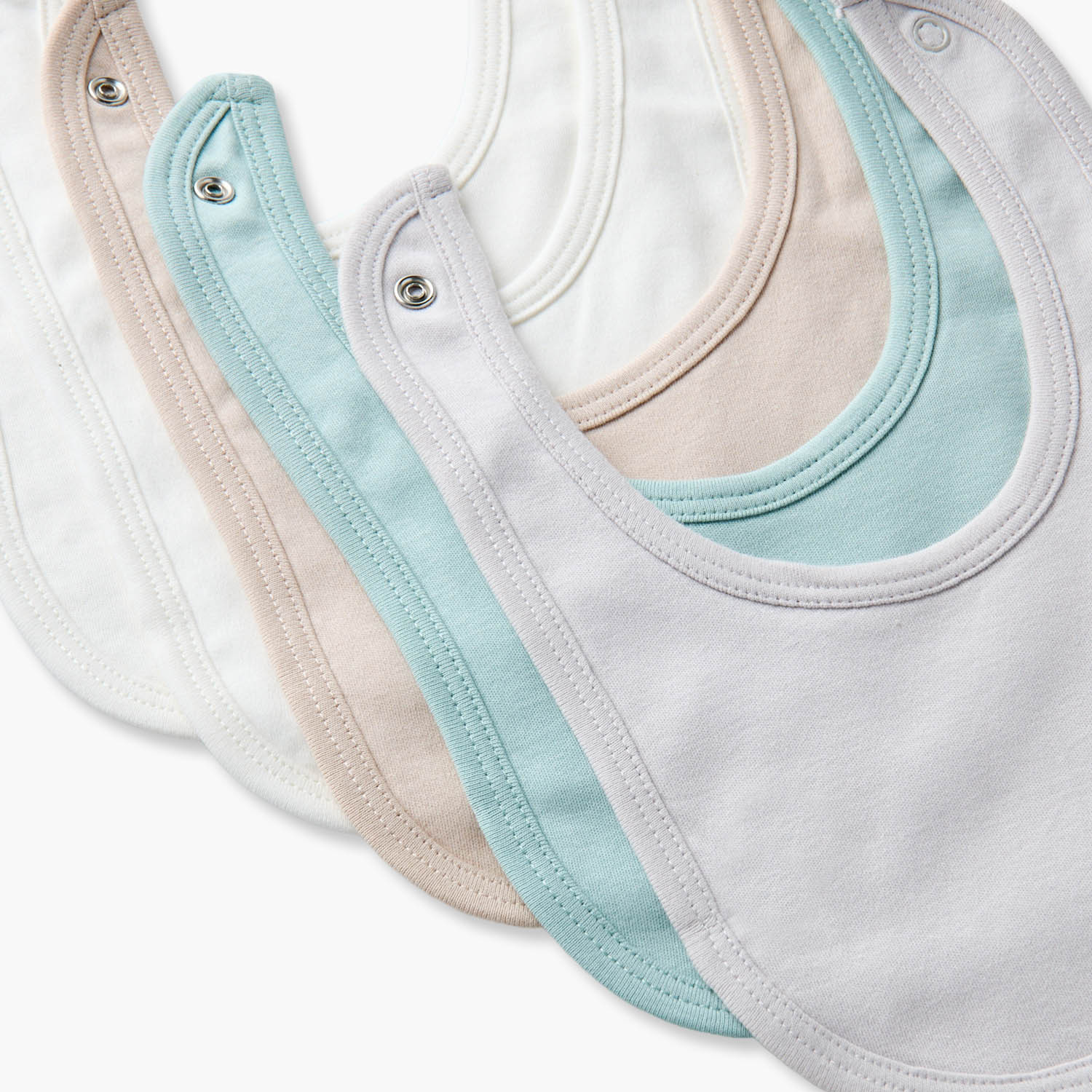 Pack of 5 Gloo Baby Bib with Snap Button Closure-baby-feeding-bibs-image-8
