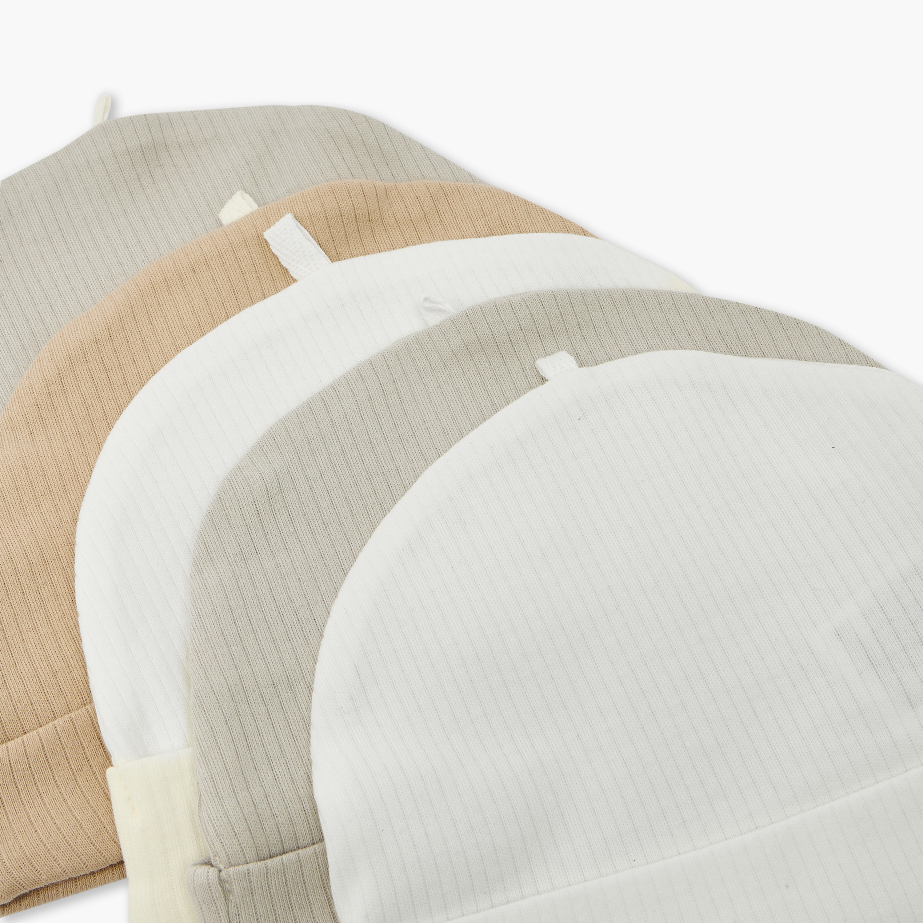 قبعة بتصميم مضلع من جلو - عبوة من 5 قطع-baby-girls-accessories-caps-image-9