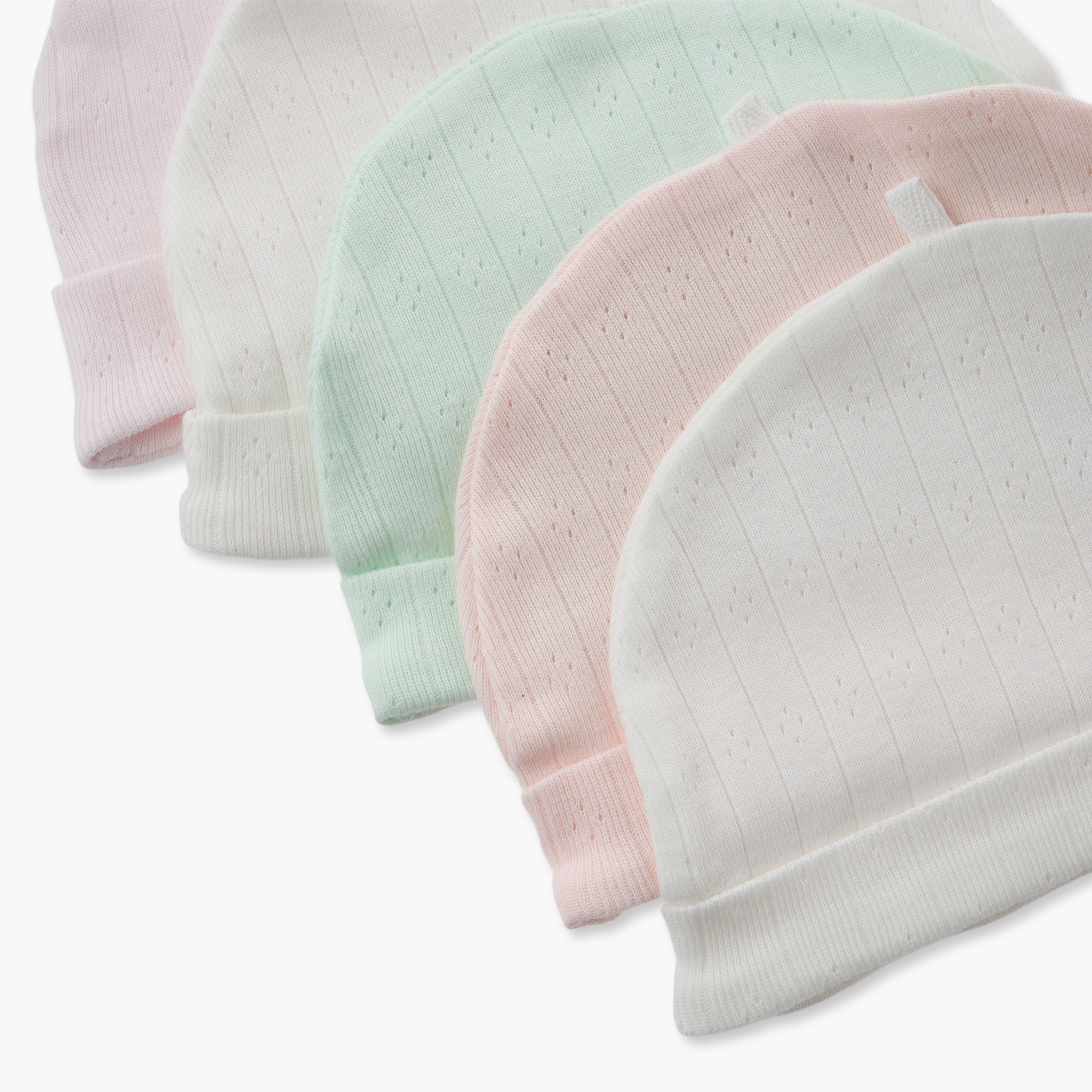 طقم قبعات من جلو بحافة مطوية - 5 قطع-baby-boys-accessories-caps-image-10