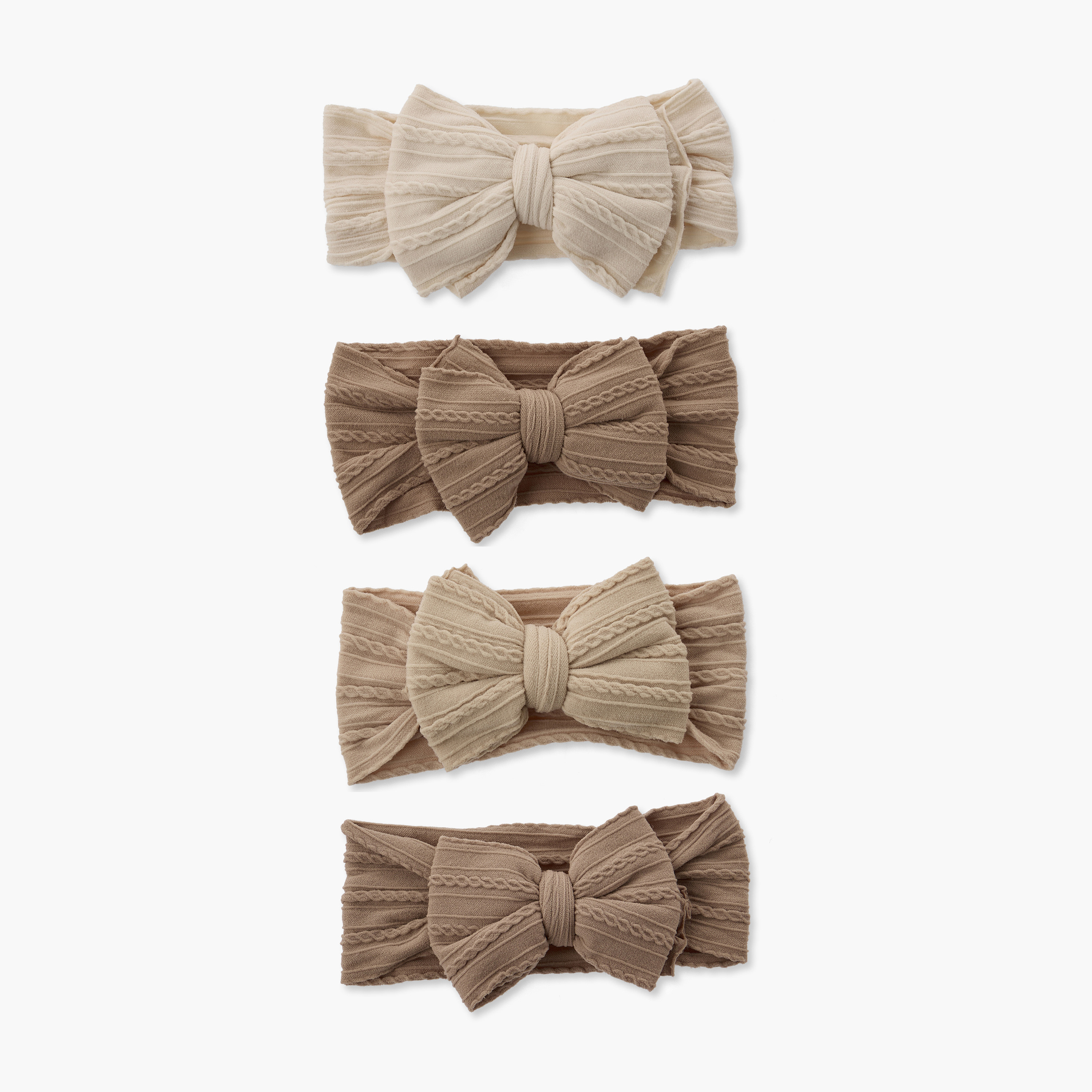 Pack of 4 Gloo Headband with Bow Accent-baby-girls-accessories-hairaccessories-image-1