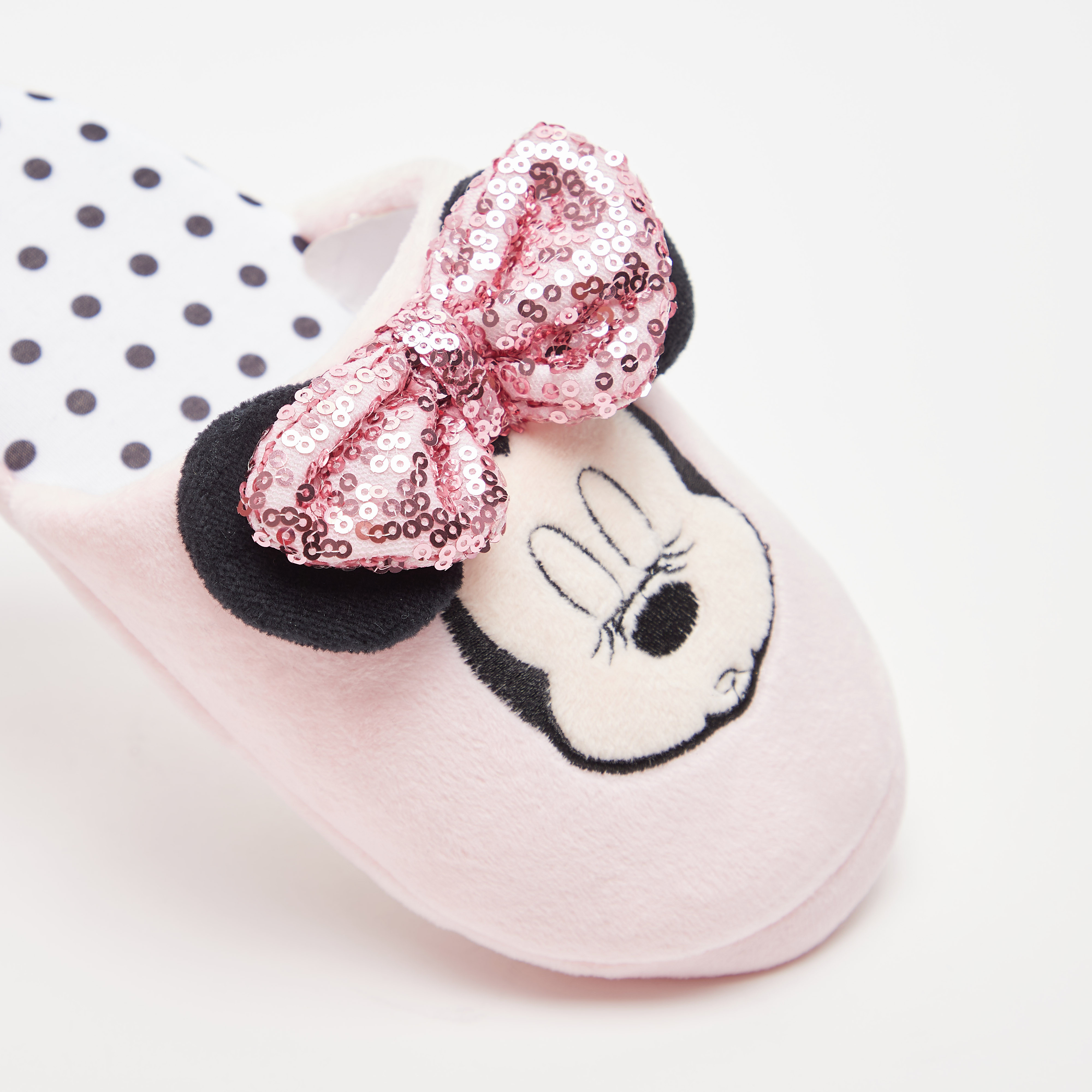 Infant minnie best sale mouse slippers