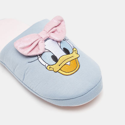Disney Daisy Duck Closed Toe Slip-On Bedroom Slippers