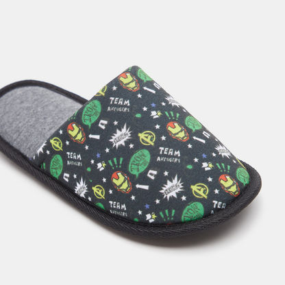 Marvel Printed Bedroom Slide Slippers