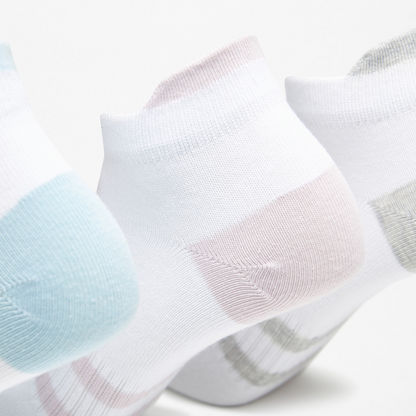 Kappa Logo Print Ankle Length Socks - Set of 5-Women%27s Socks-image-1