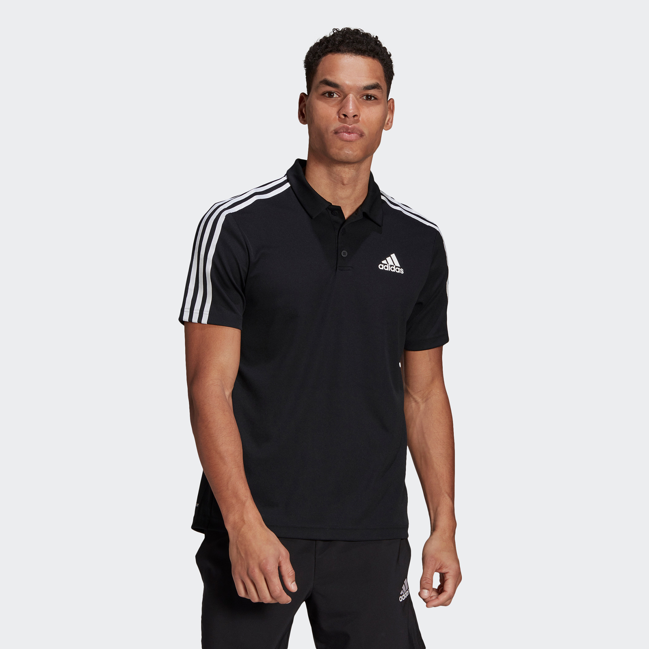 Buy Men's Adidas M 3S Ps Men 3 Stripe Polo T-Shirt GM2075 Online |  Centrepoint Saudi