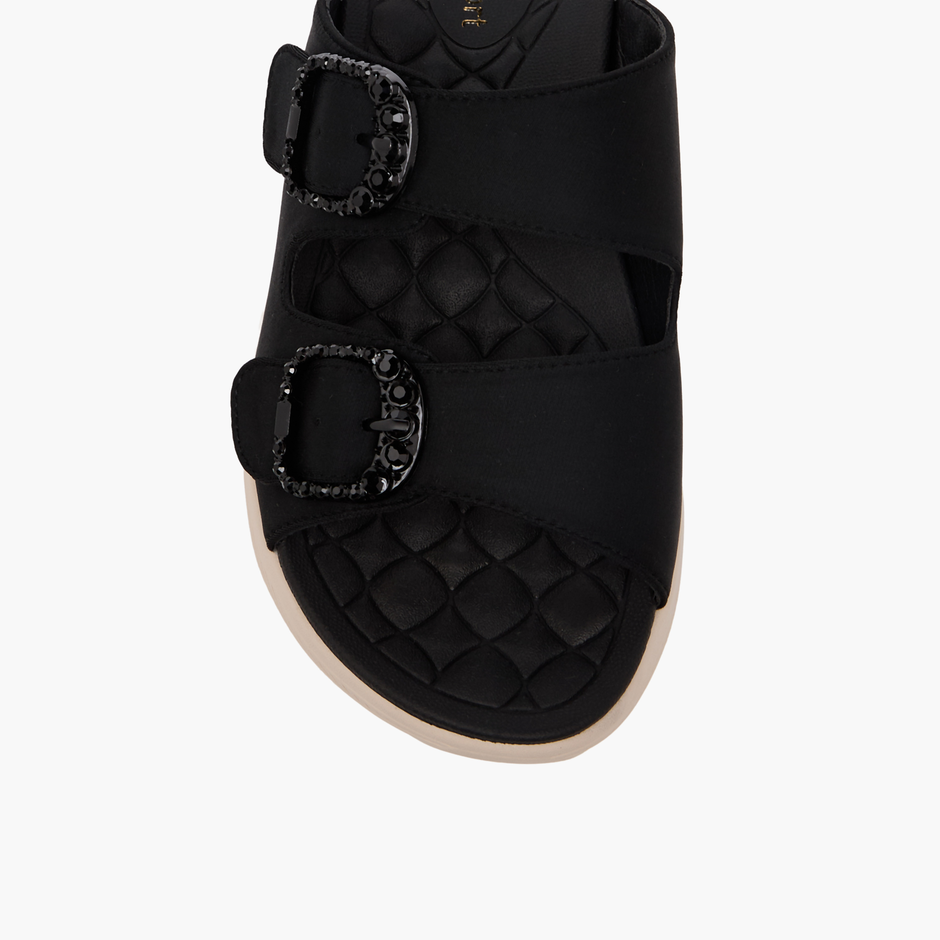 شبشب مريح مزين بإبزيم للنساء من لو كونفورت-women-shoes-sandals-heeled-image-3