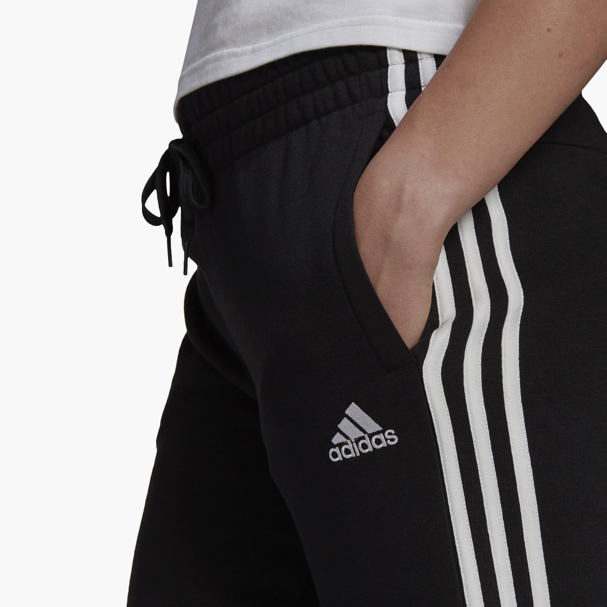 Adidas W 3S Ft C Pt Women 3 Stripe Pants-women-clothing-bottoms-joggers-image-4
